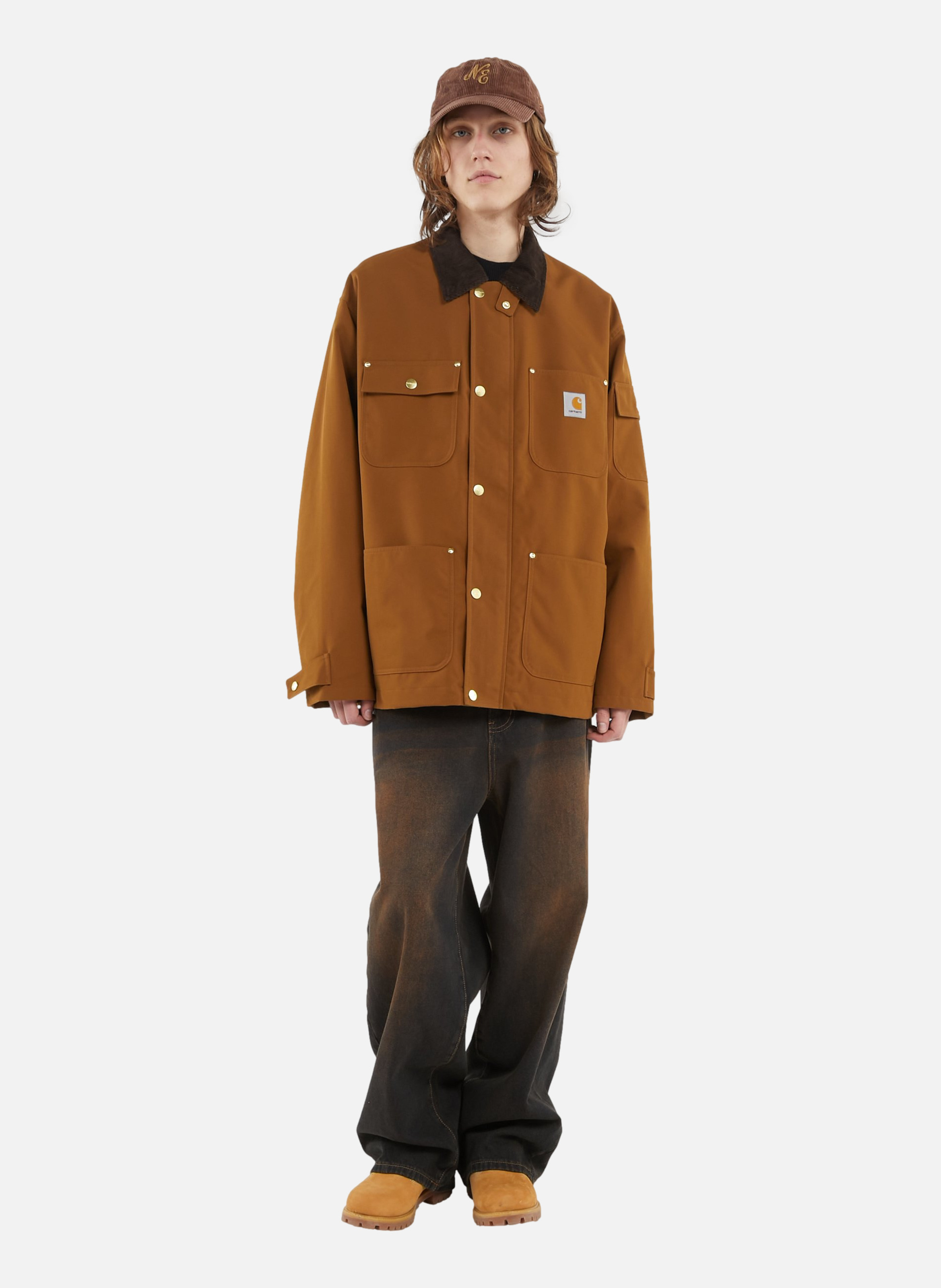 Veste clapton jacket CARHARTT WIP Marron