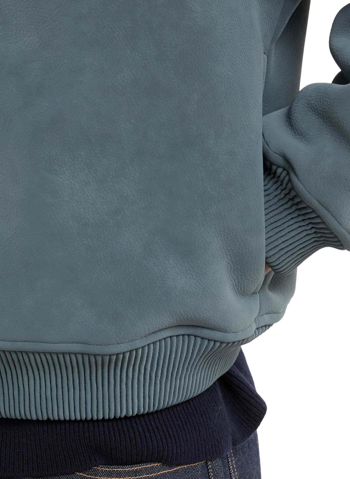 Blouson uni à capuche SAISON 1865 Bleu