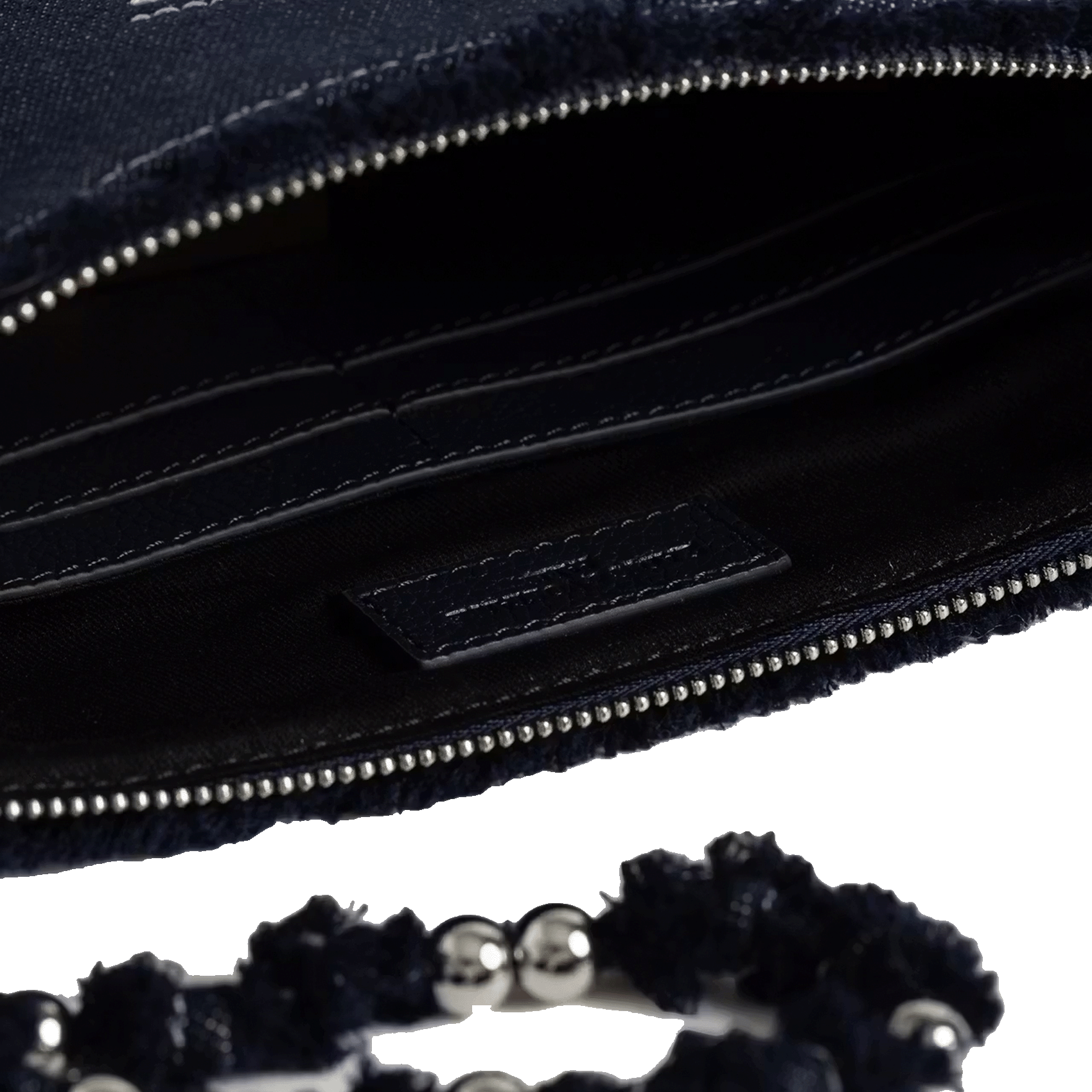 Geborduurde katoenen mix clutch ZADIG&VOLTAIRE Blauw