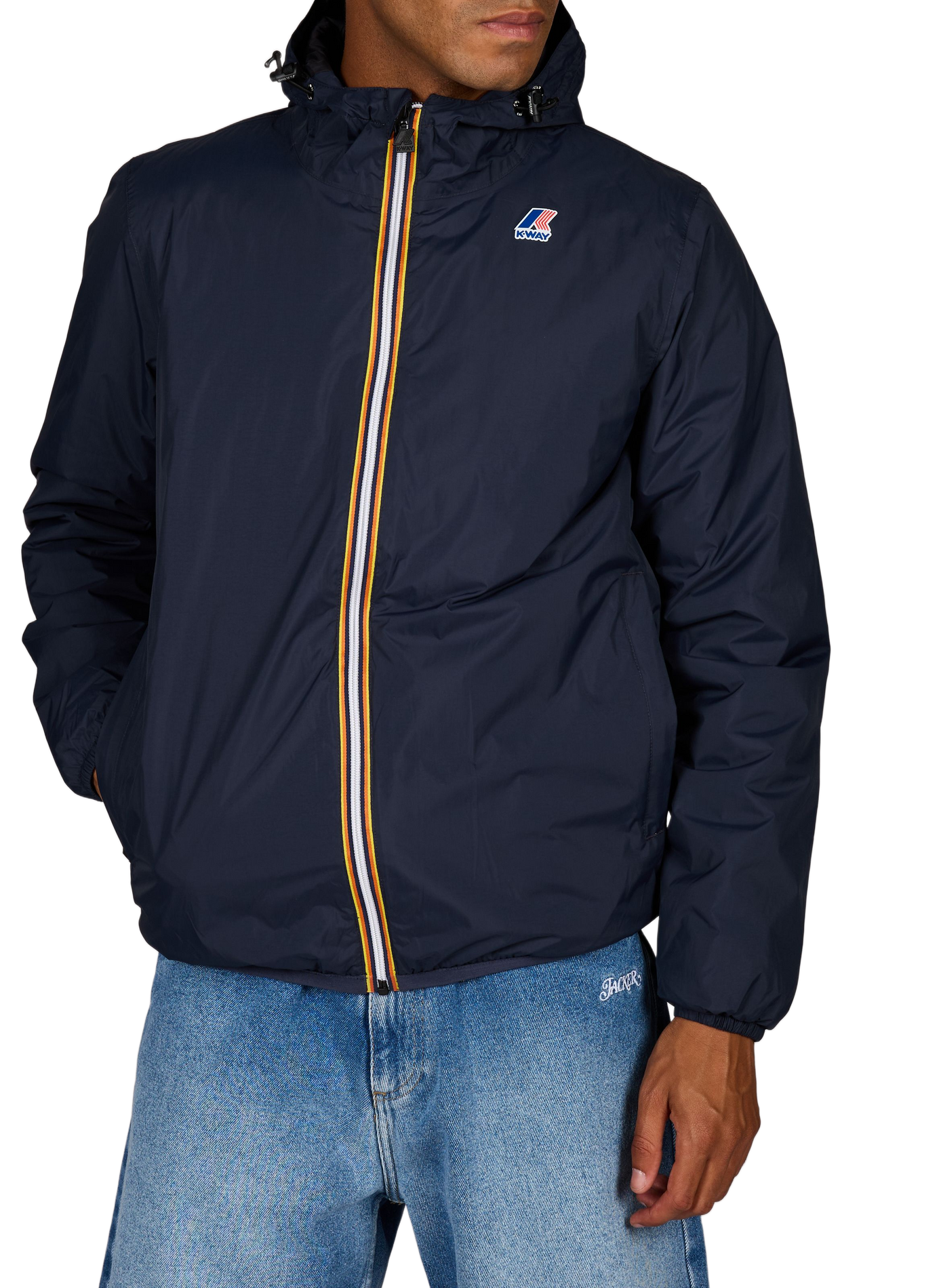 Jacket The Real Claude K-WAY Blue