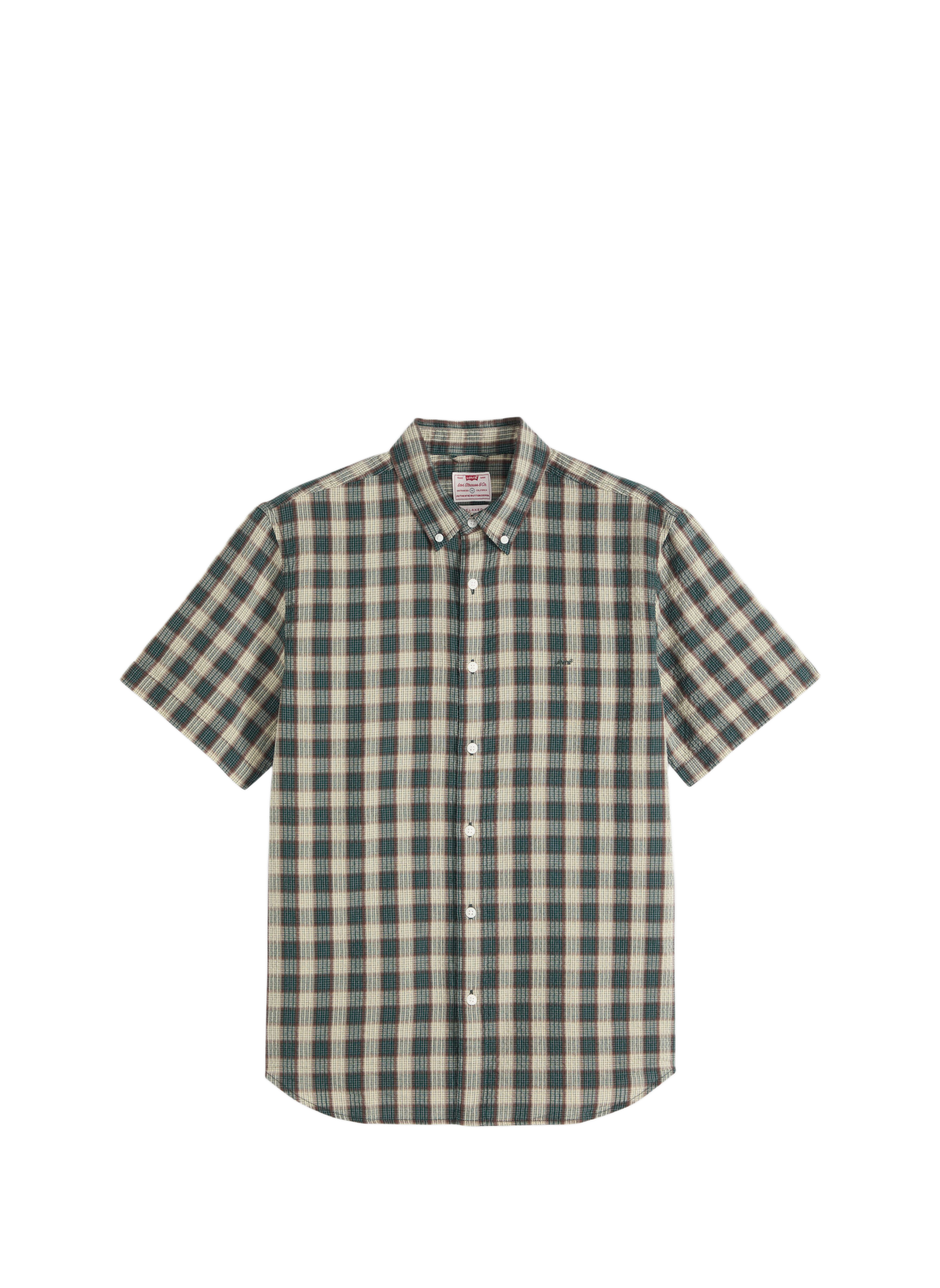 Striped cotton Shirt LEVI'S Green