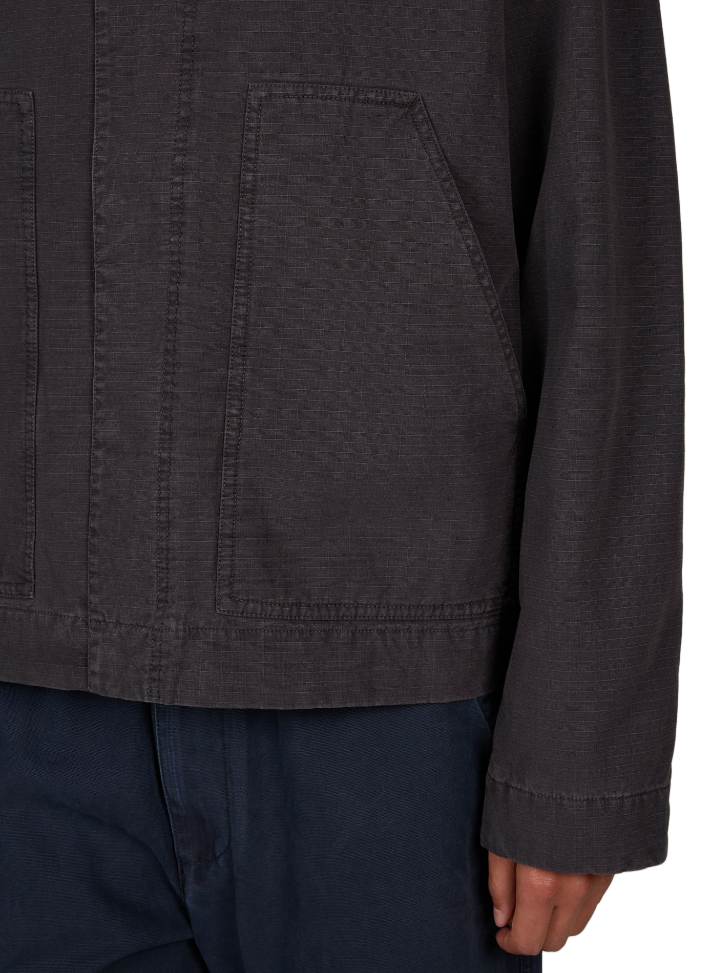 Jacket with classic cotton collar BELLEROSE Black
