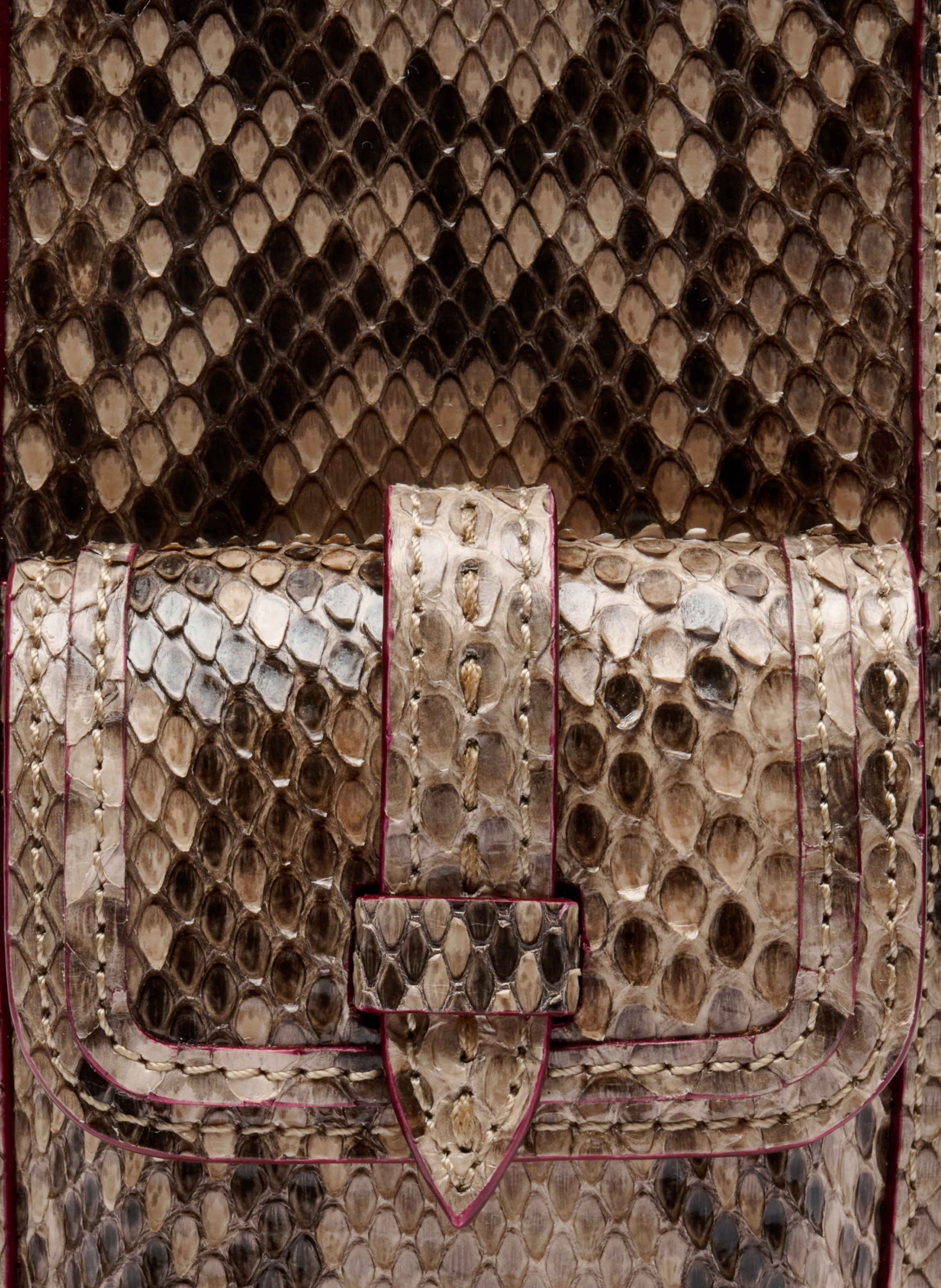Mini sac seau premier flirt de lancel en python LANCEL Beige