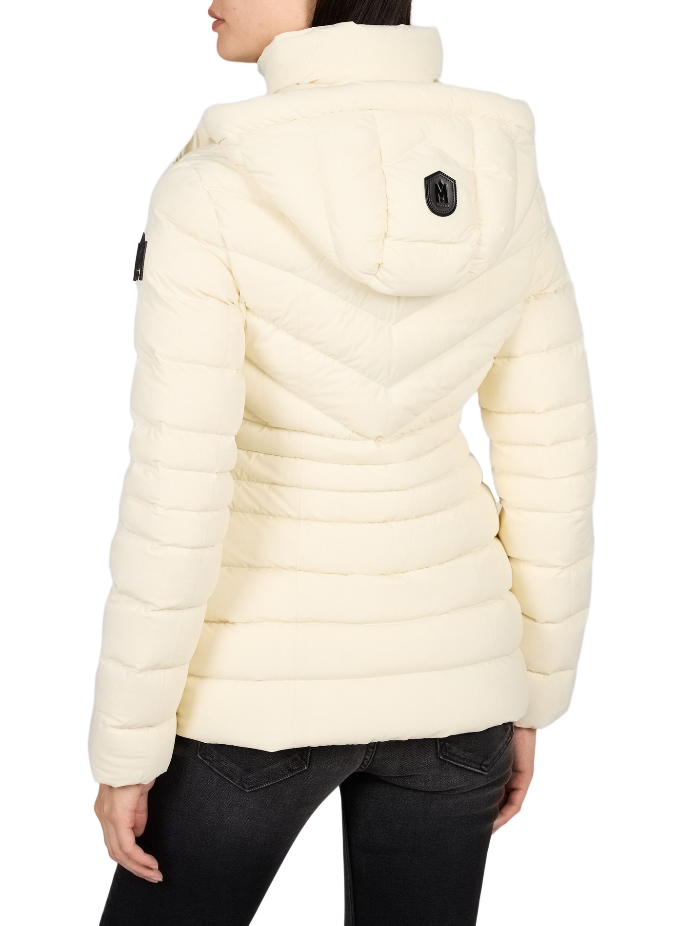 Fitted quilted puffer jacket MACKAGE Beige