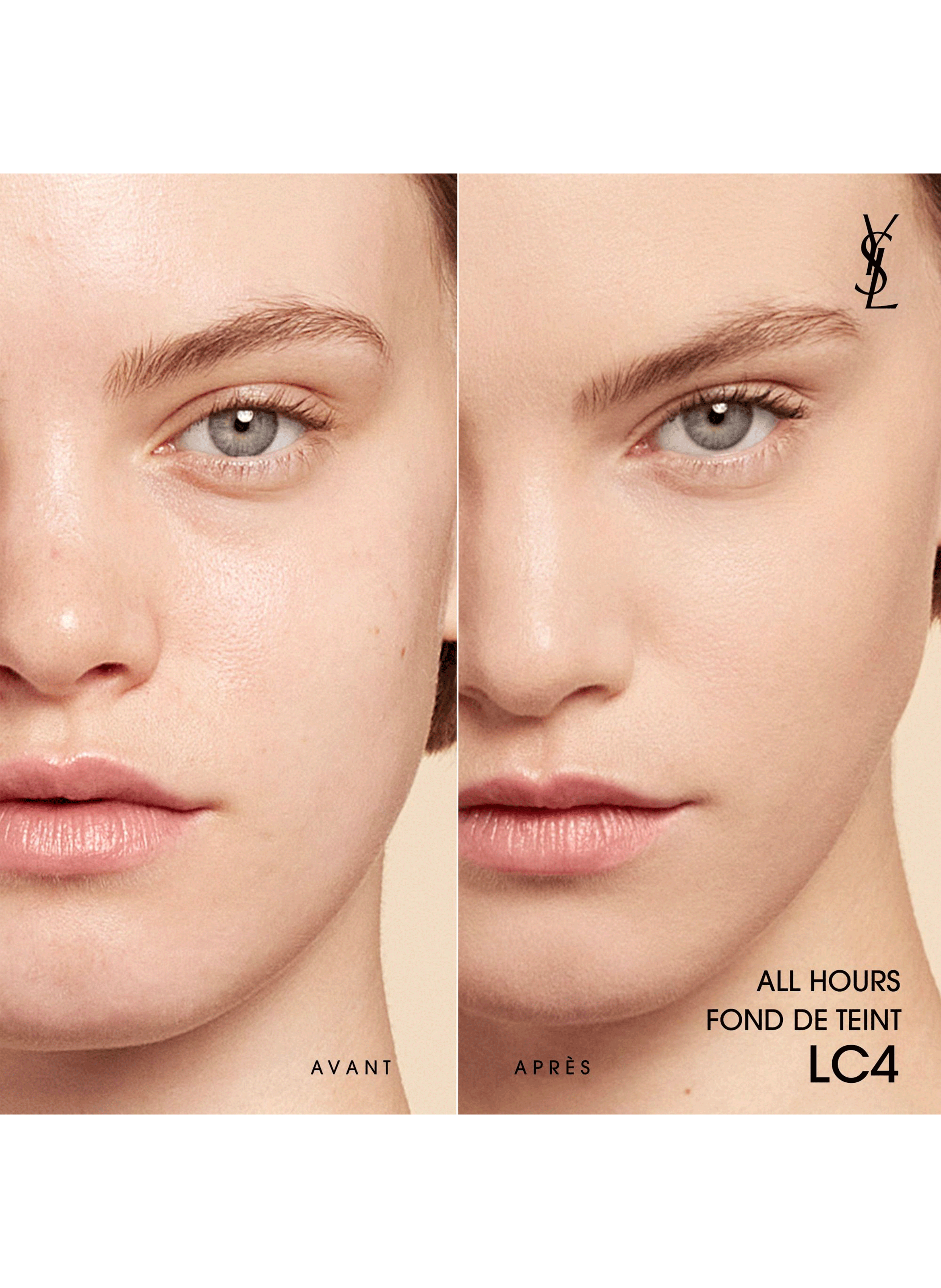 Yves Saint Laurent 24h full-coverage luminous matt foundation Lc4