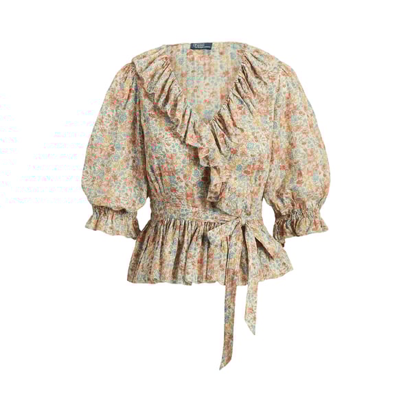 Blouse à imprimé en coton