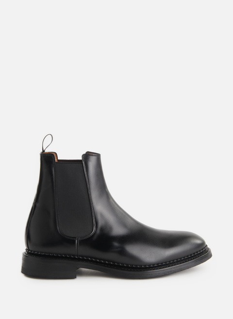 Black leather ankle boots SEASON 1865 