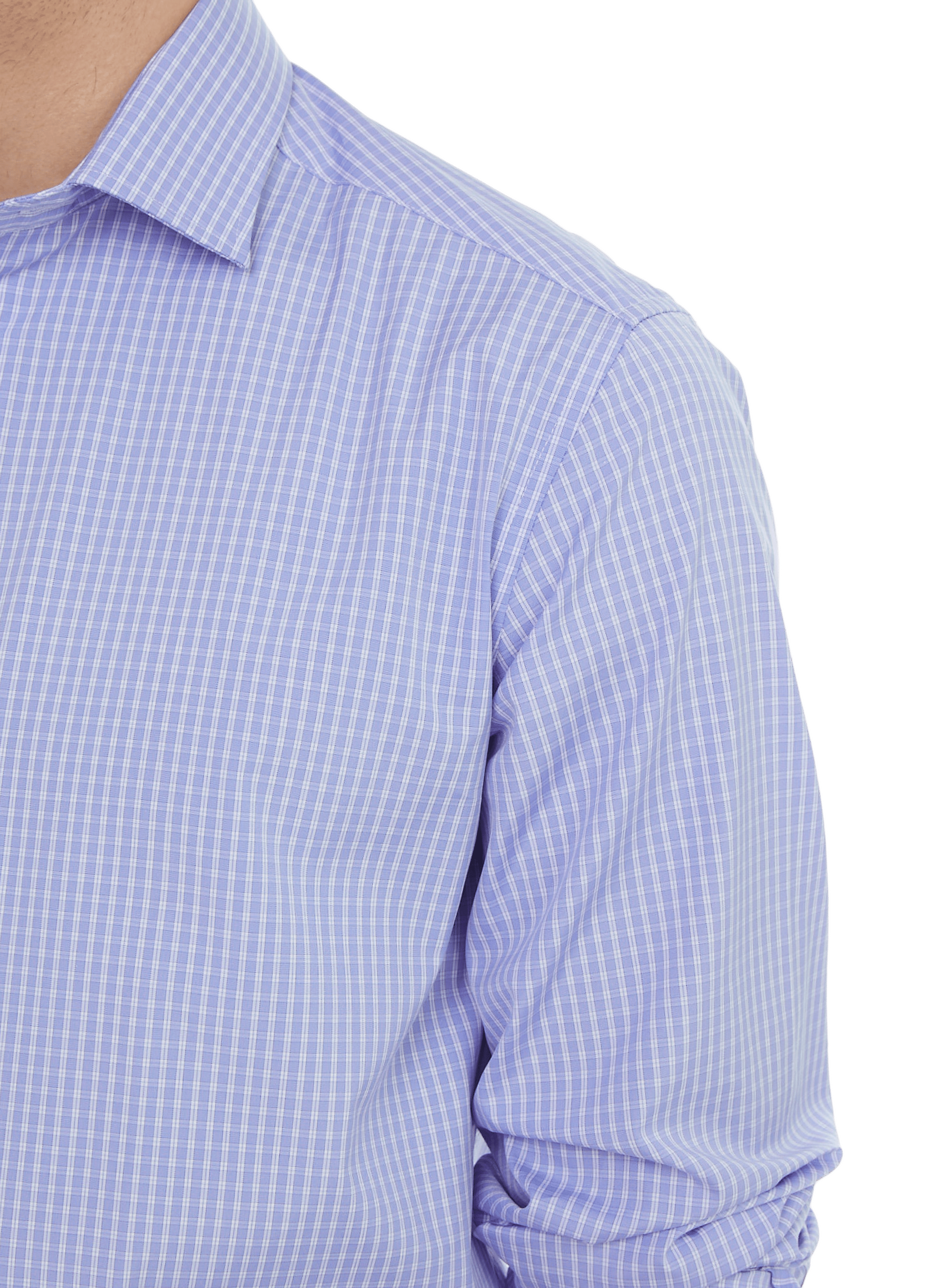 Chemise en coton  Bleu