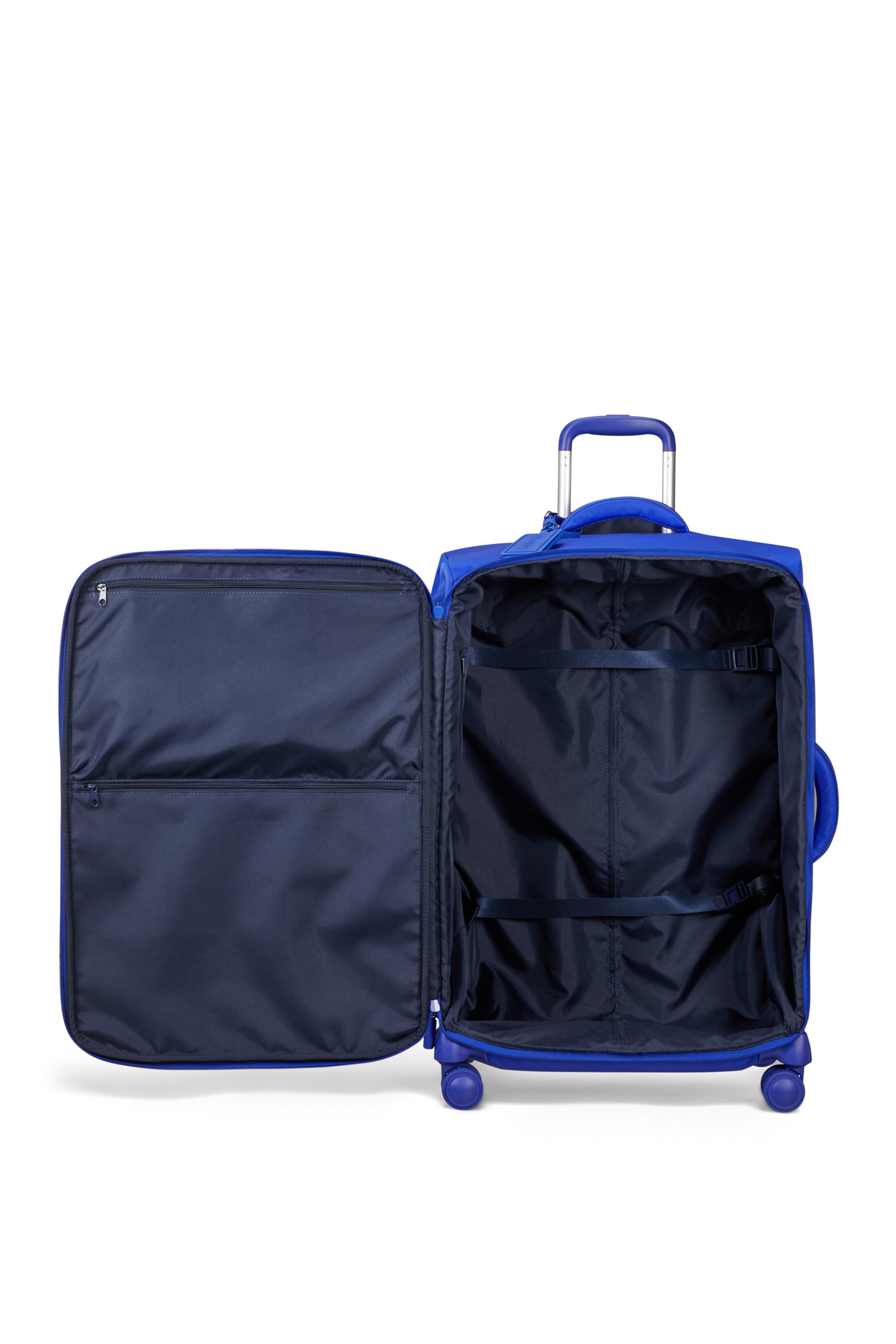Plume valise 4 roues taille l LIPAULT PARIS Bleu