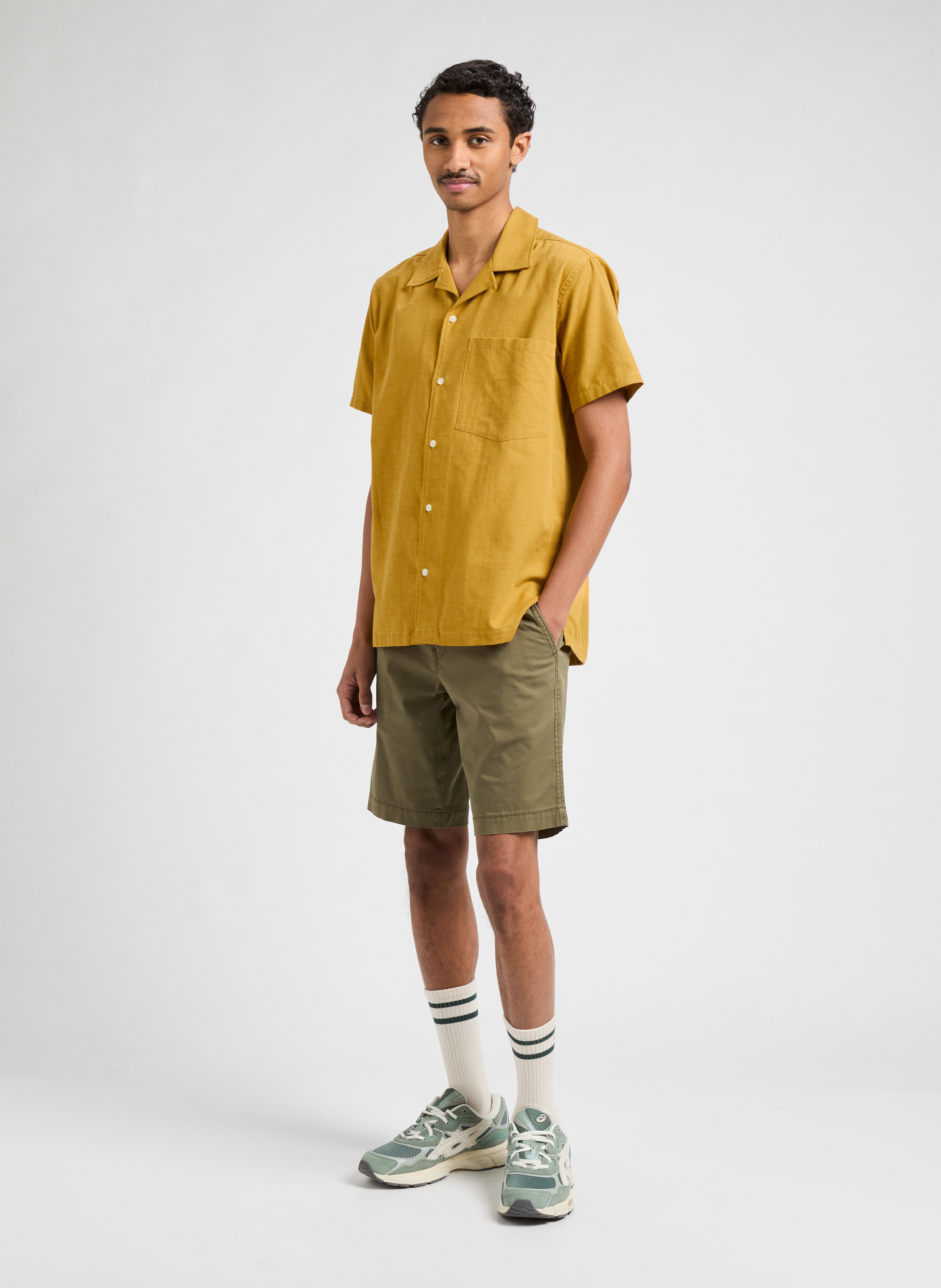 Chemise en coton AU PRINTEMPS PARIS Jaune