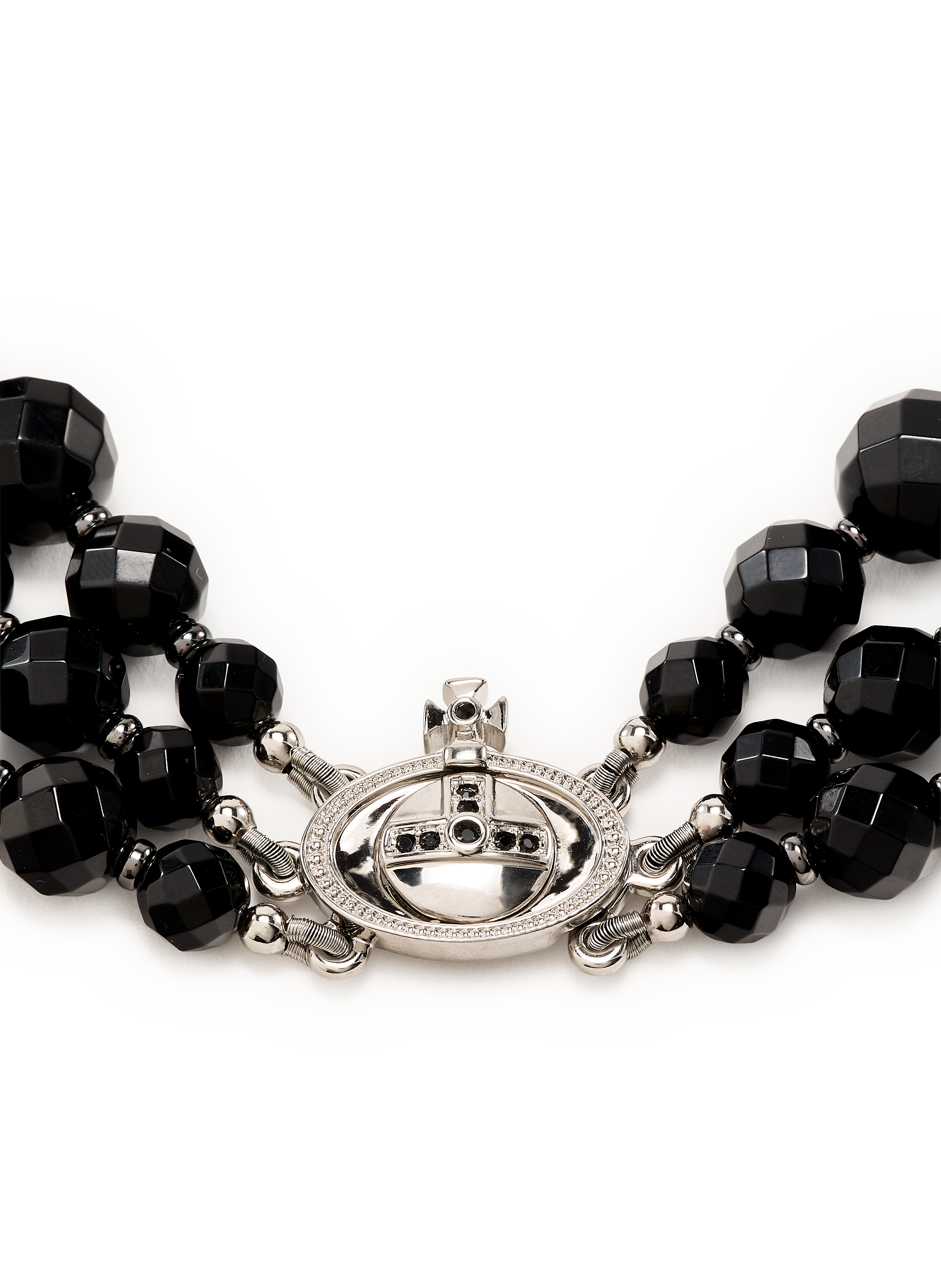 Collier Messaline 3 rangs VIVIENNE WESTWOOD Noir