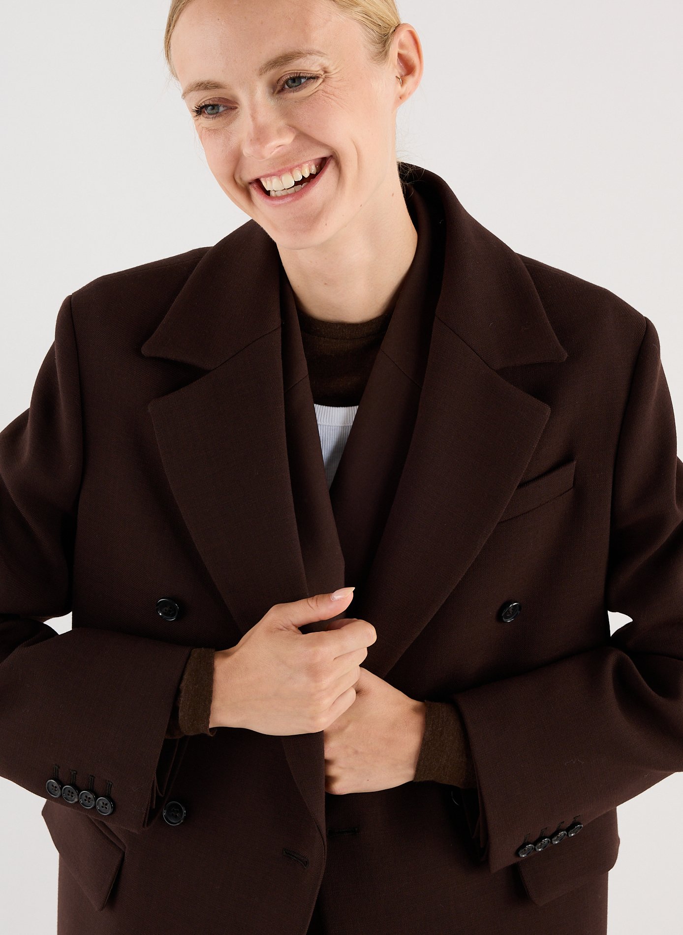 Straight and oversized coat Utah SAISON 1865 Brown