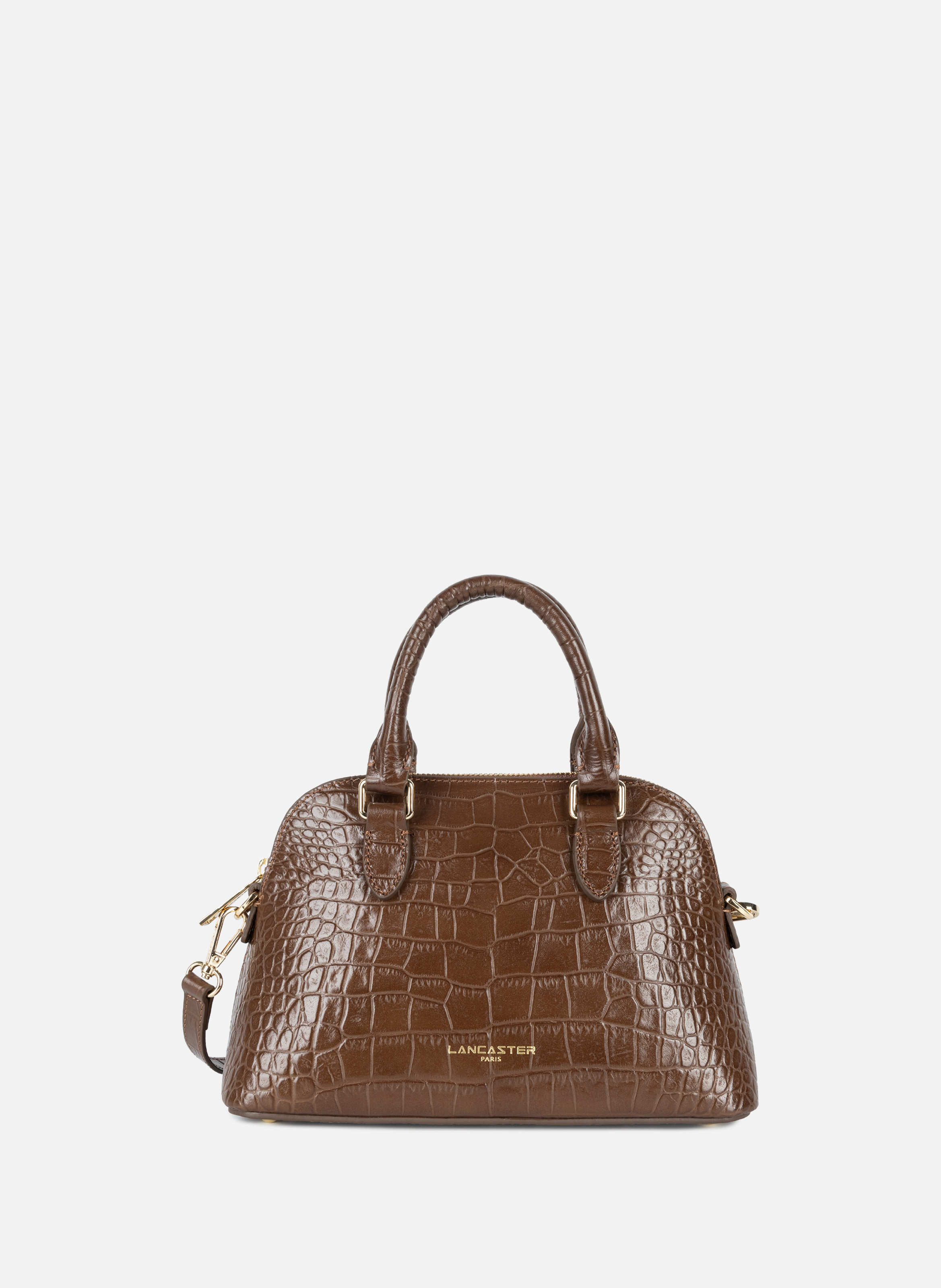 LANCASTER Sac demi lune - exo Marron