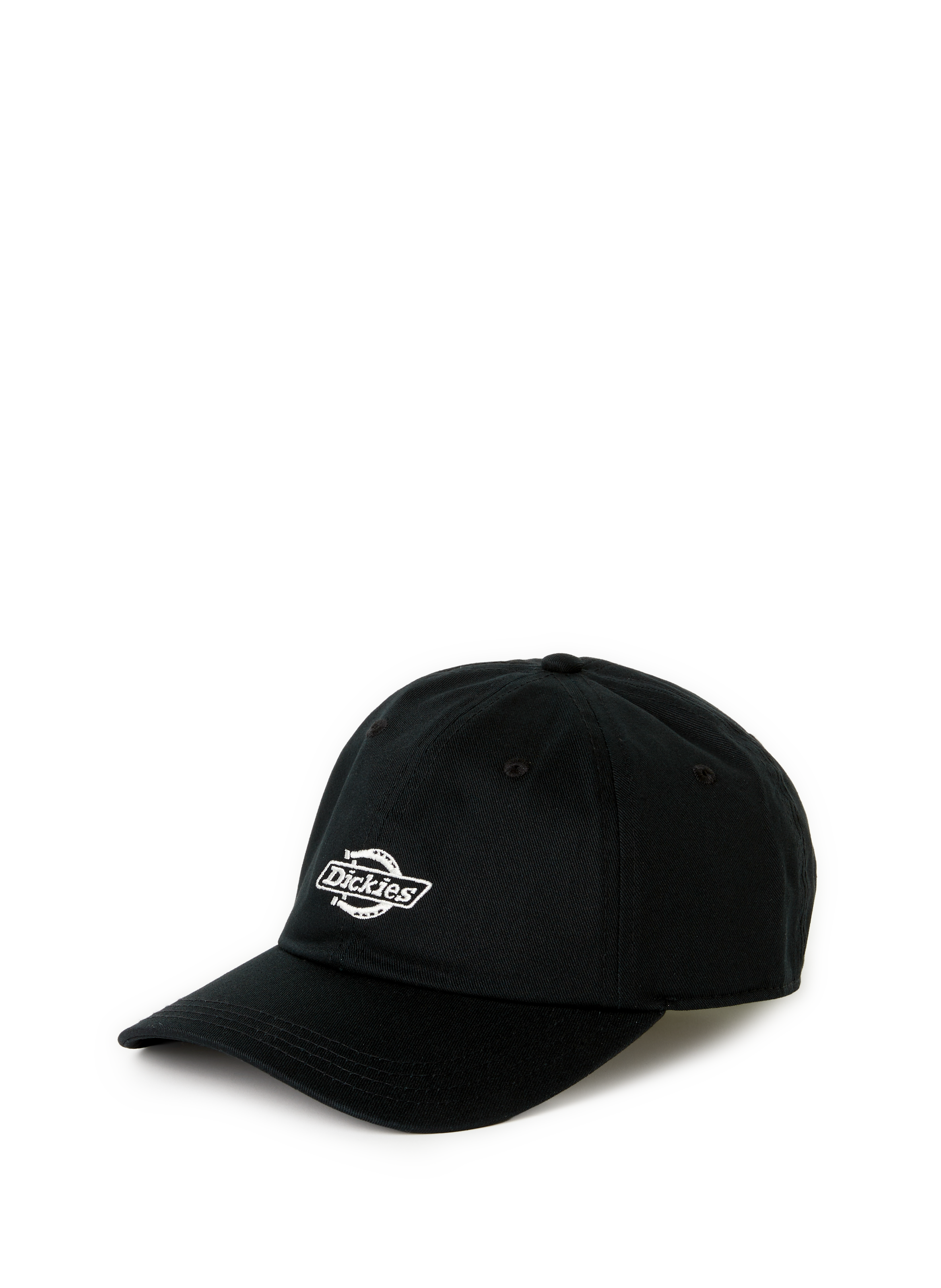 Monochrome embroidered logo cap DICKIES Black