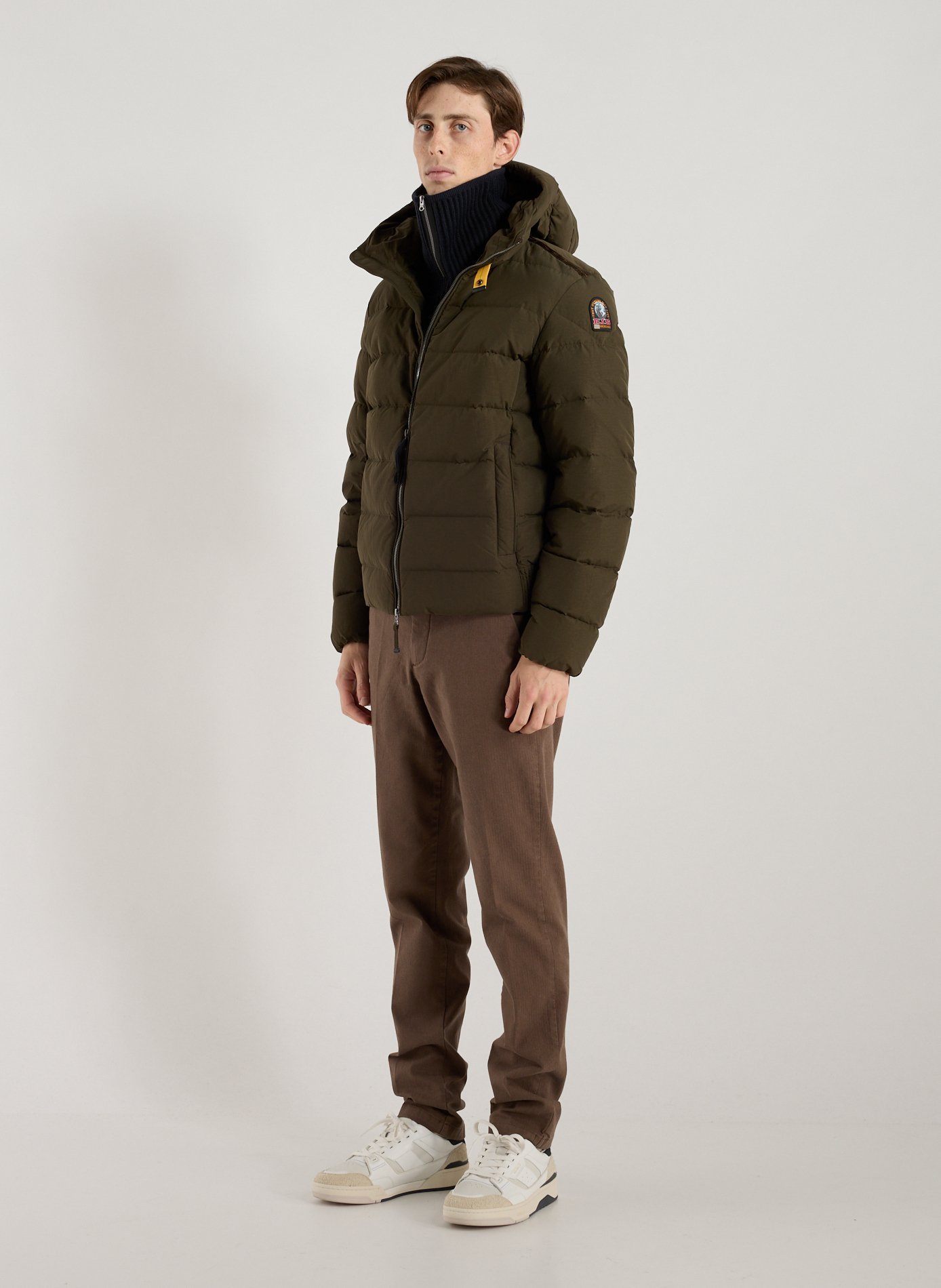 Doudoune matelassée à capuche PARAJUMPERS Kaki