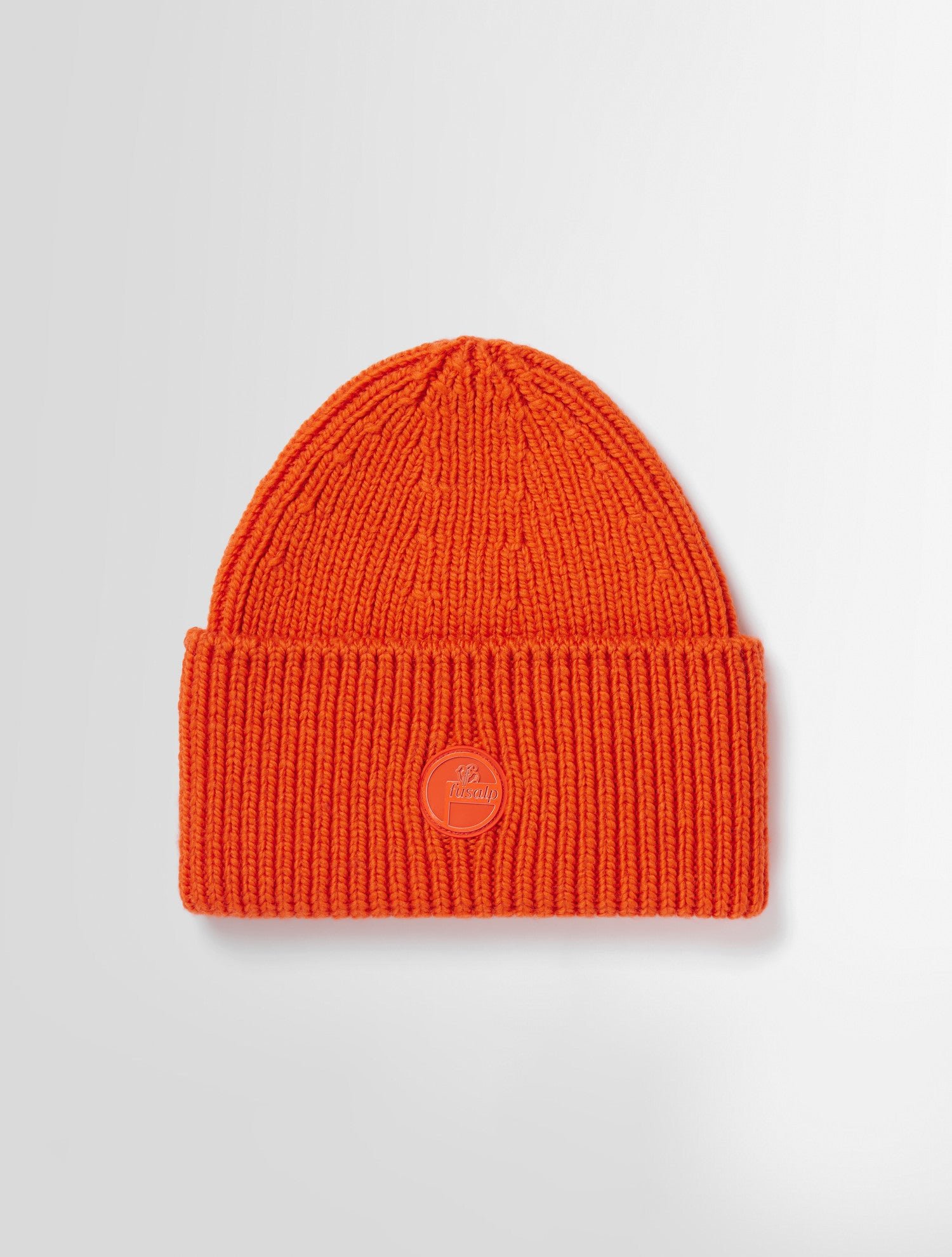 Bonnet knit beanie coupe regular FUSALP Orange