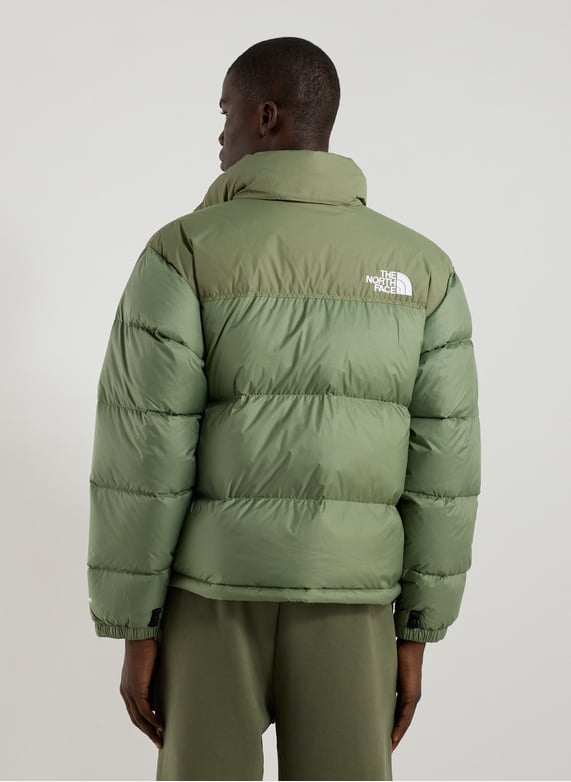 Quilted puffer jacket with retractable hood | Khaki by THE NORTH FACE Quilted puffer jacket with retractable hood Khaki