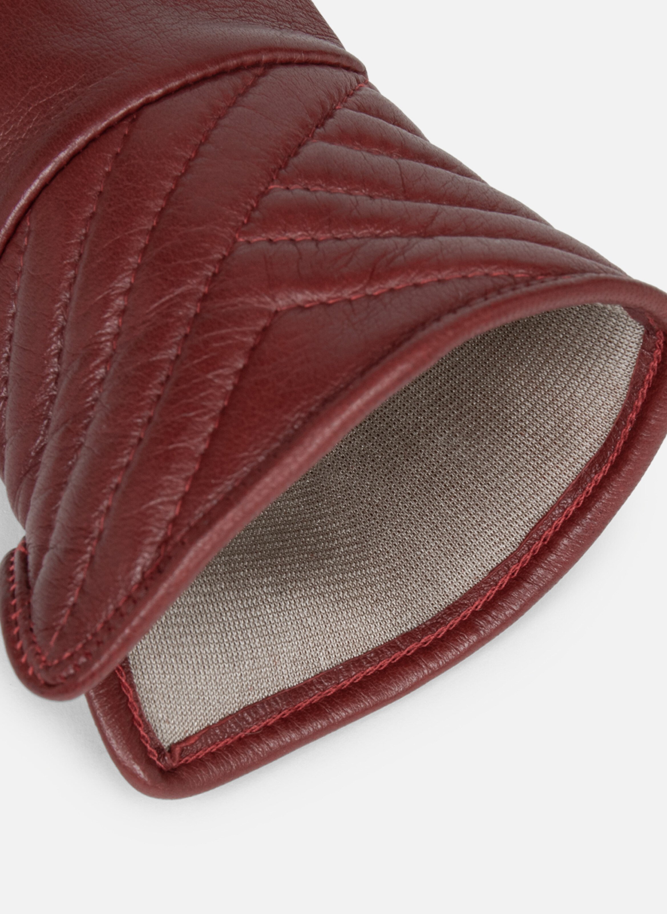 Lambskin gloves LANCASTER Red