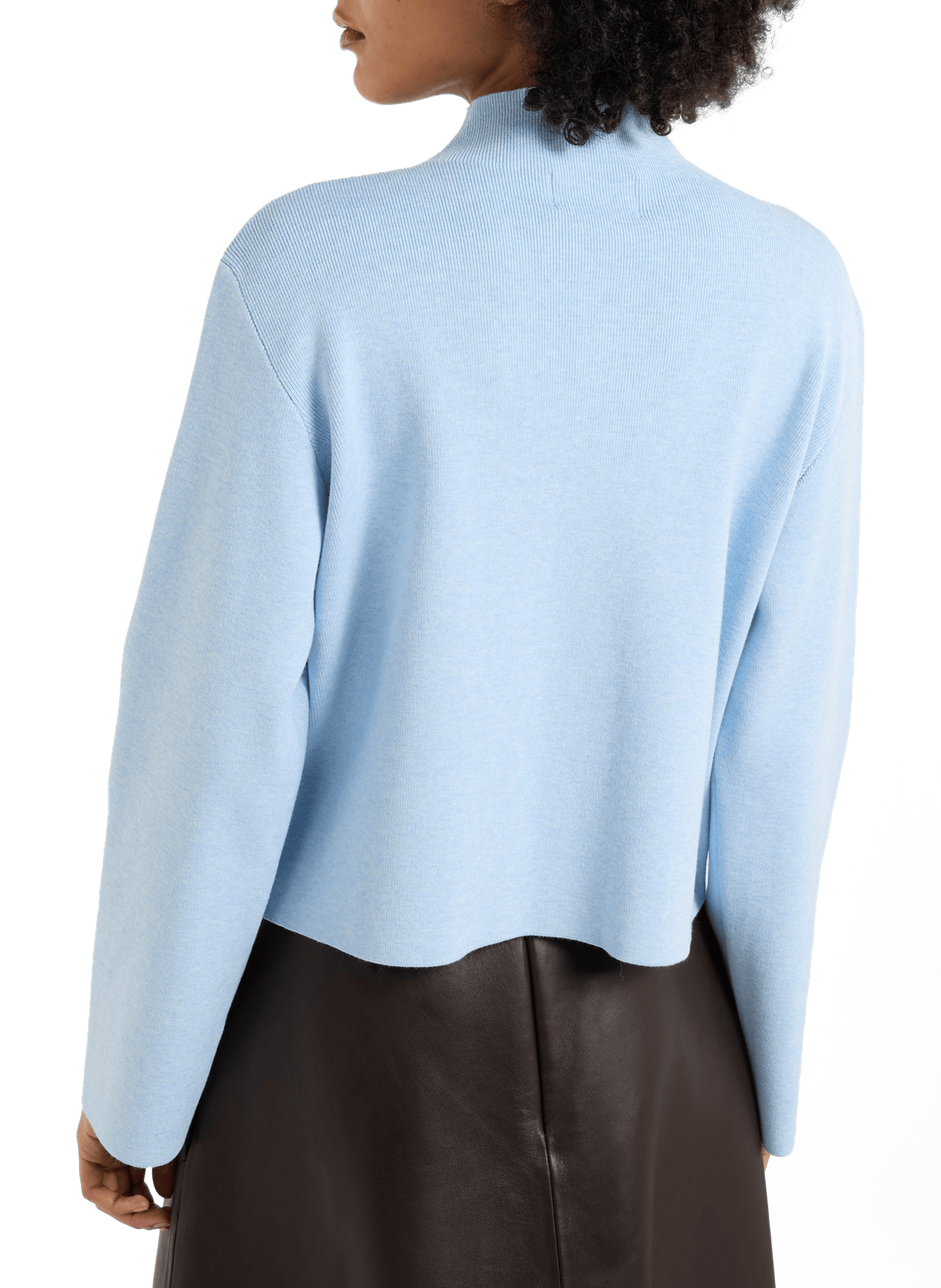 Pull Asim à col montant SAISON 1865 Bleu