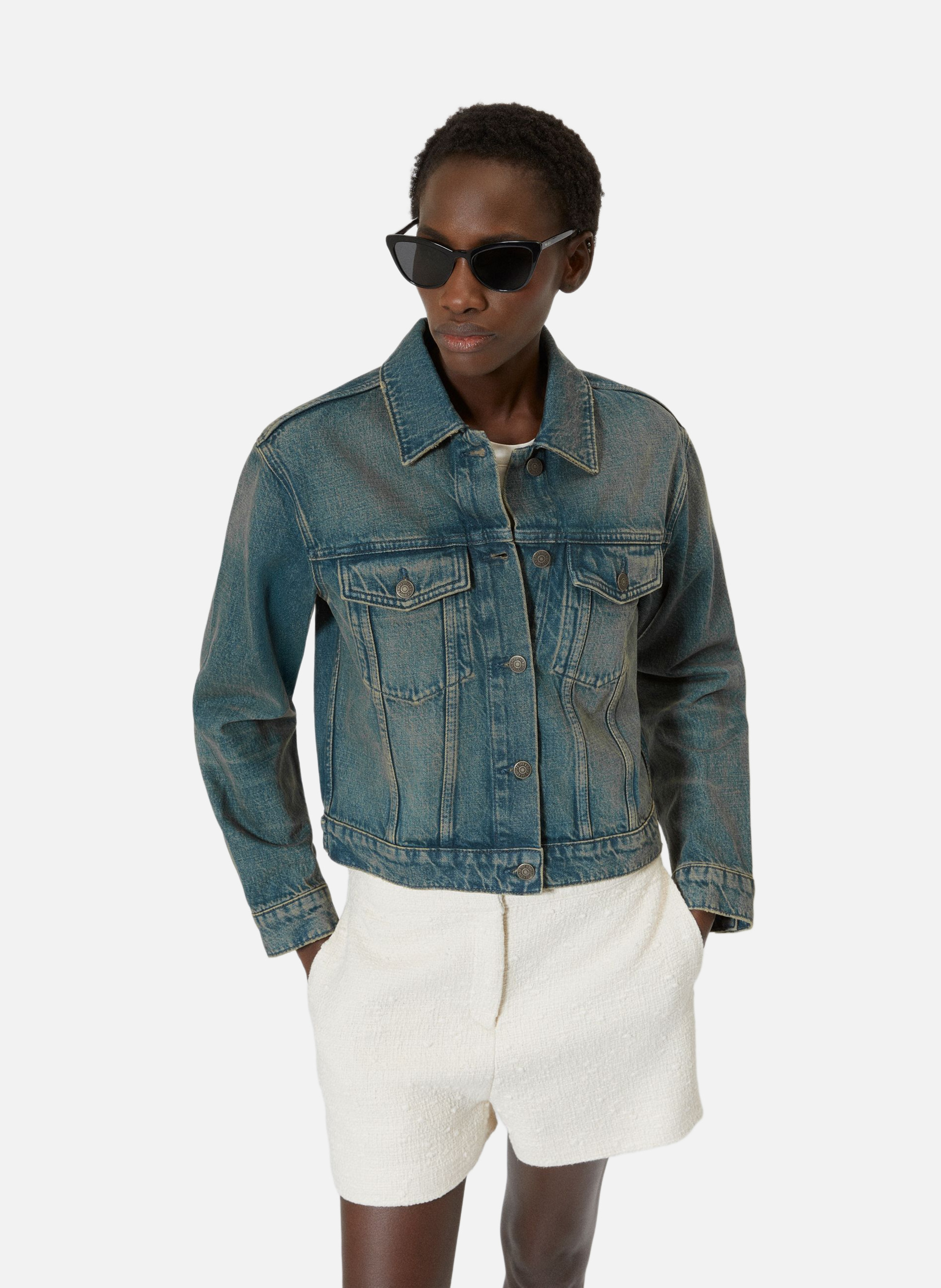 Blouson en denim THE KOOPLES Bleu