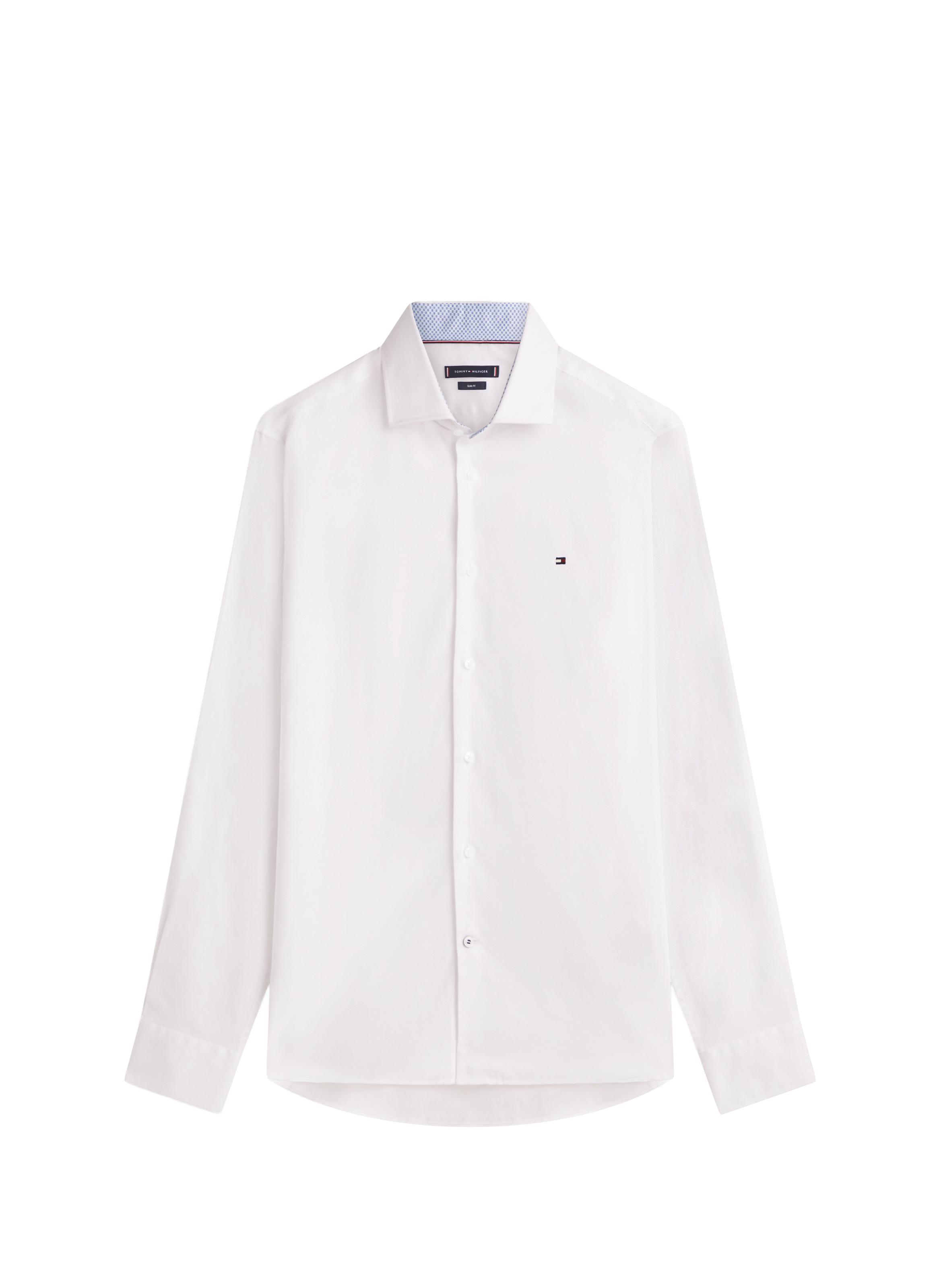 Straight cotton blend Shirt TOMMY HILFIGER White