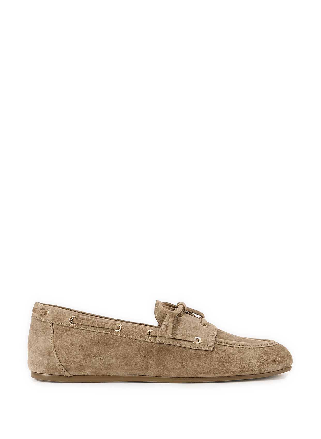 Tinsley Suede Leather Loafers STUART WEITZMAN Khaki