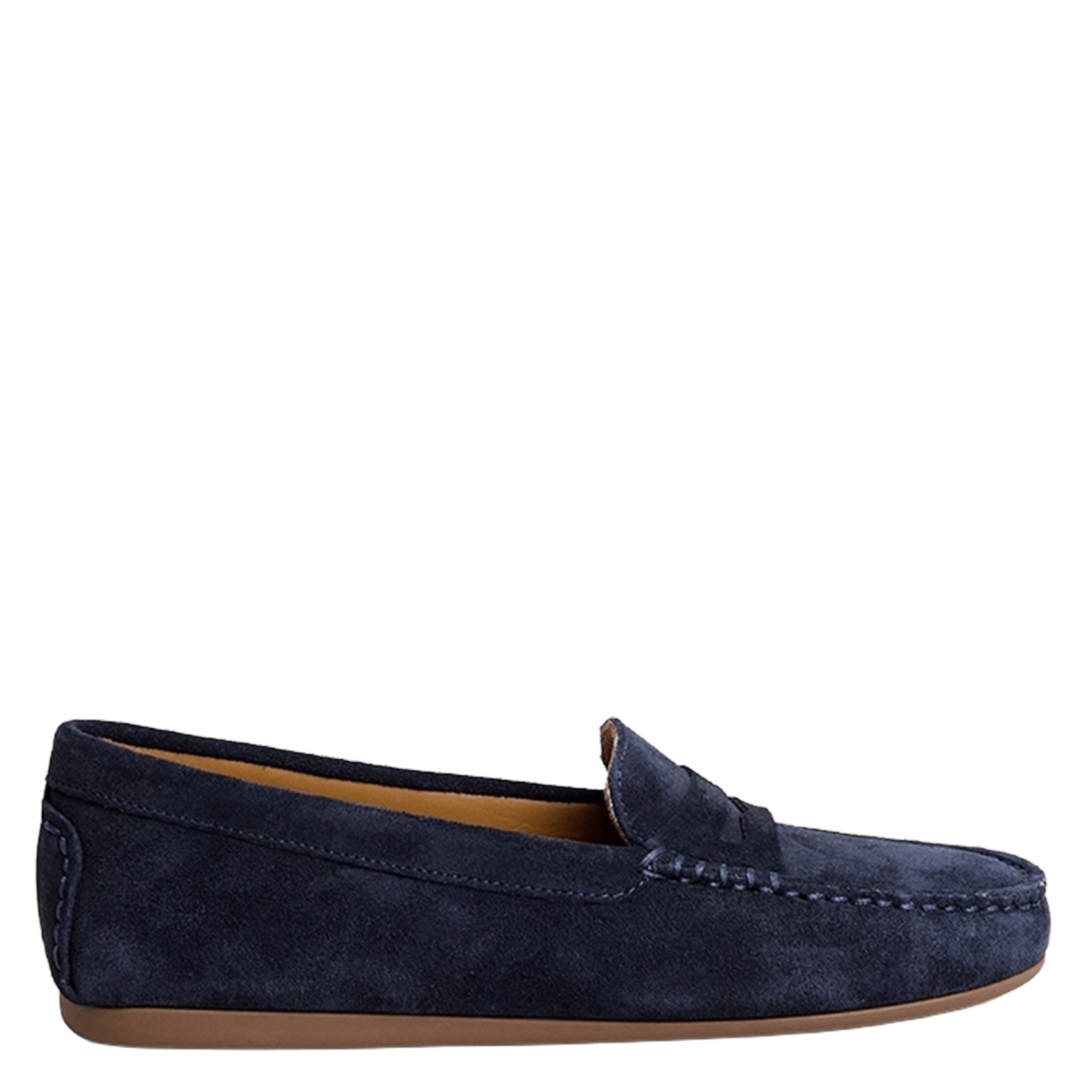 Mocassins en cuir liv JONAK Bleu