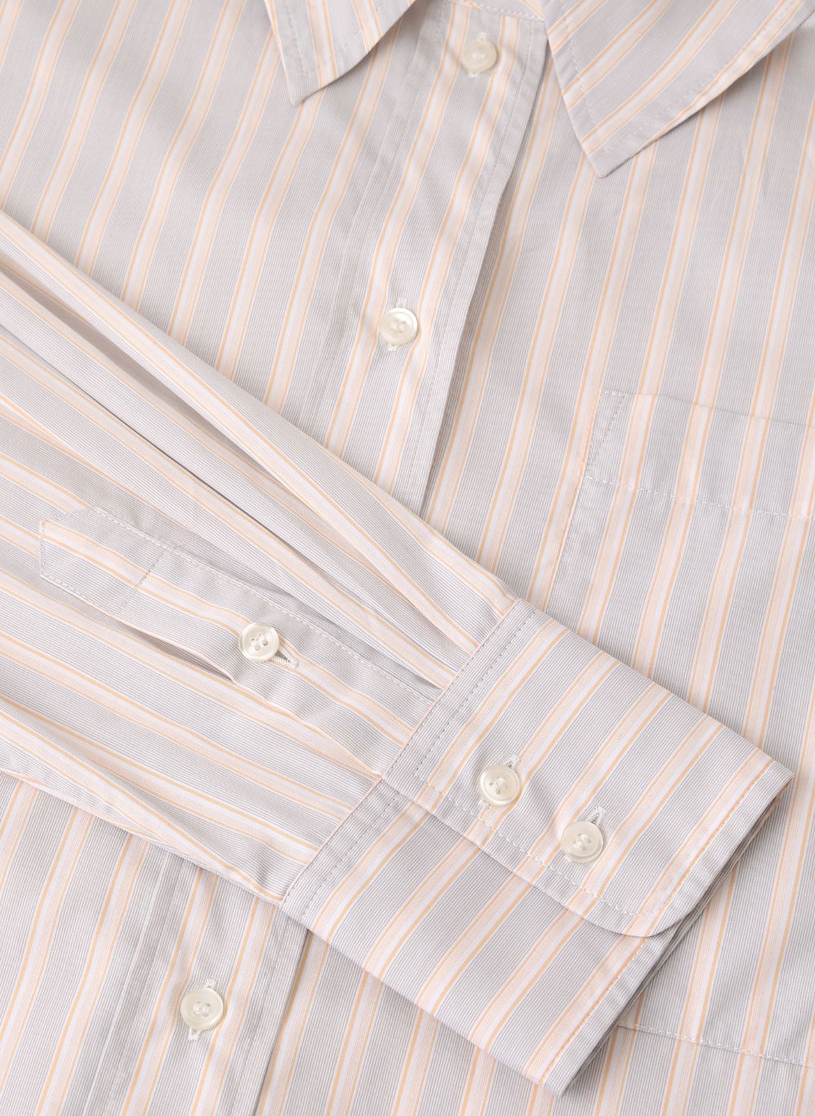 Chemise à rayures col classique carlotta SOEUR Orange