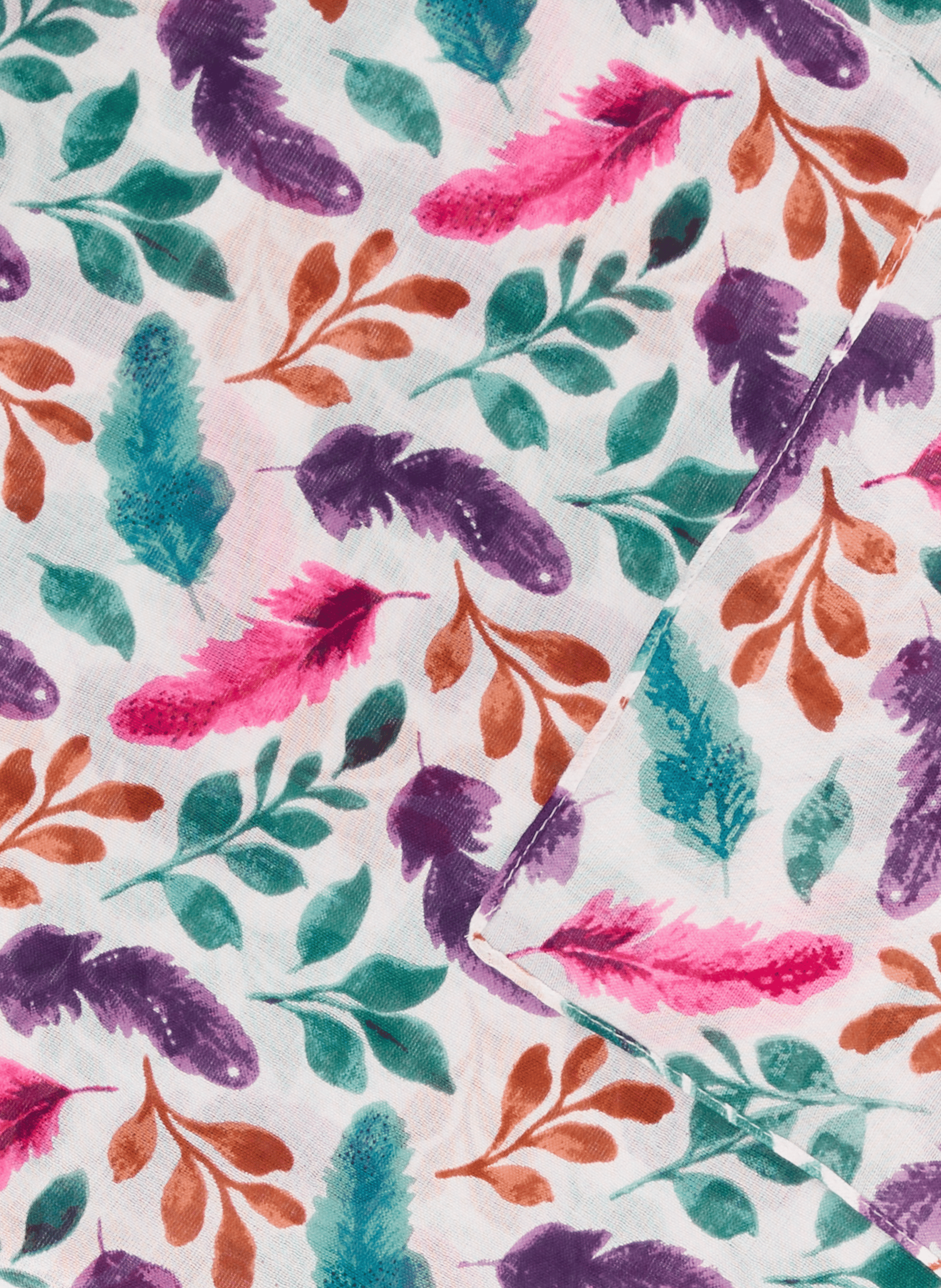 Etole à motifs plumes AU PRINTEMPS PARIS Multicolore