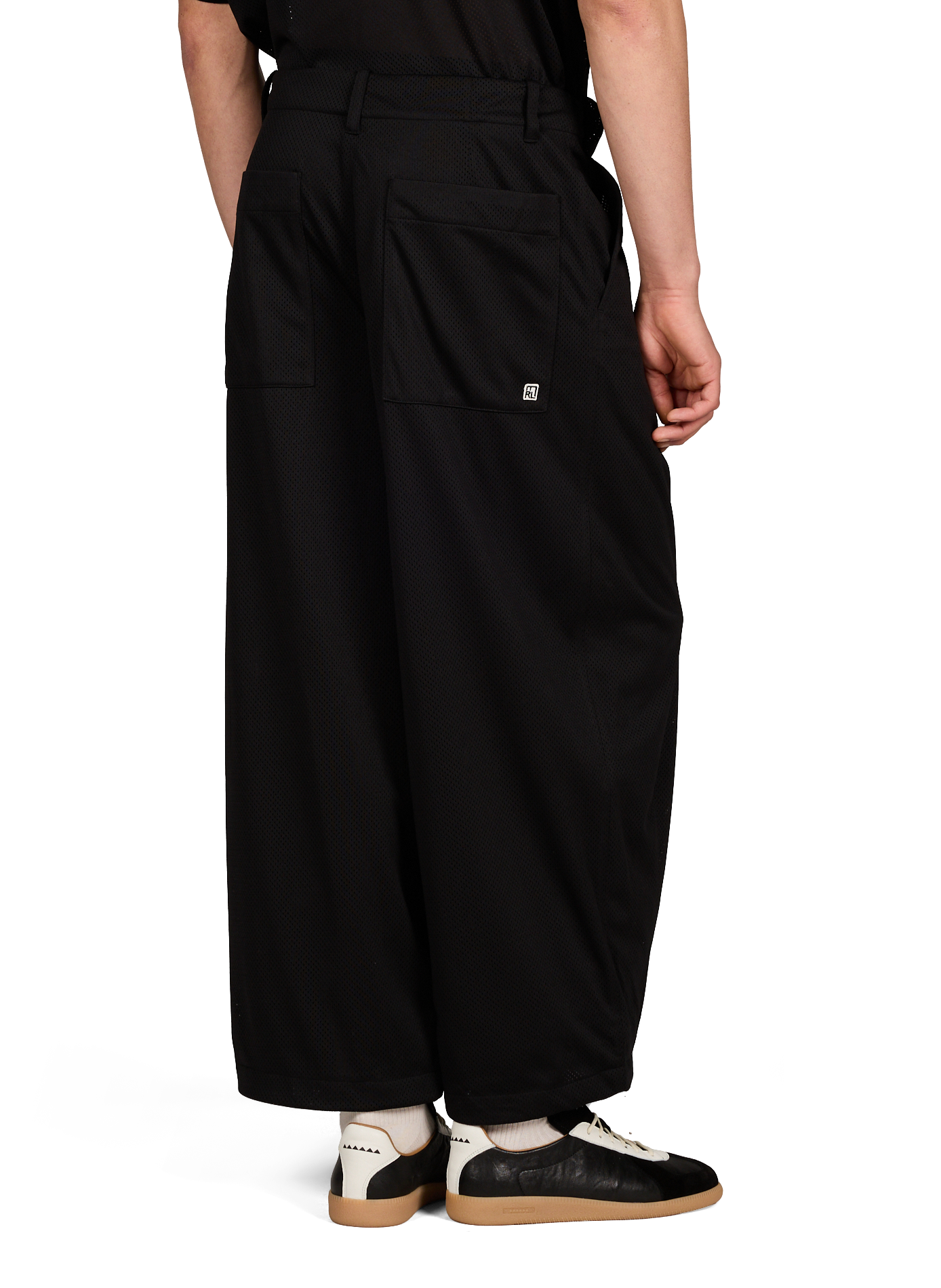 Pantalon ample texturée uni MERELY MADE Noir