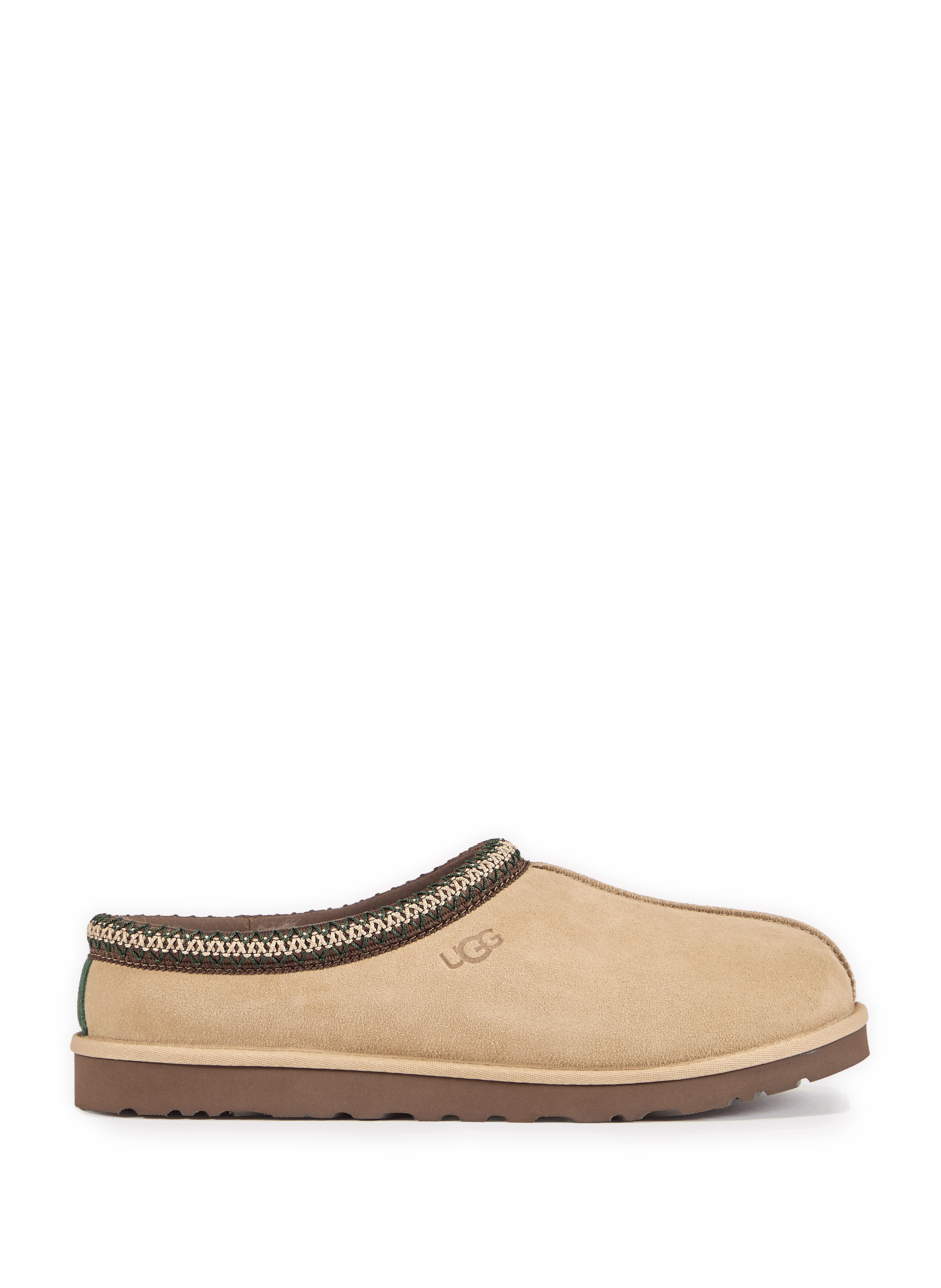 Fur-lined slippers TASMAN II Mustard seed molasses