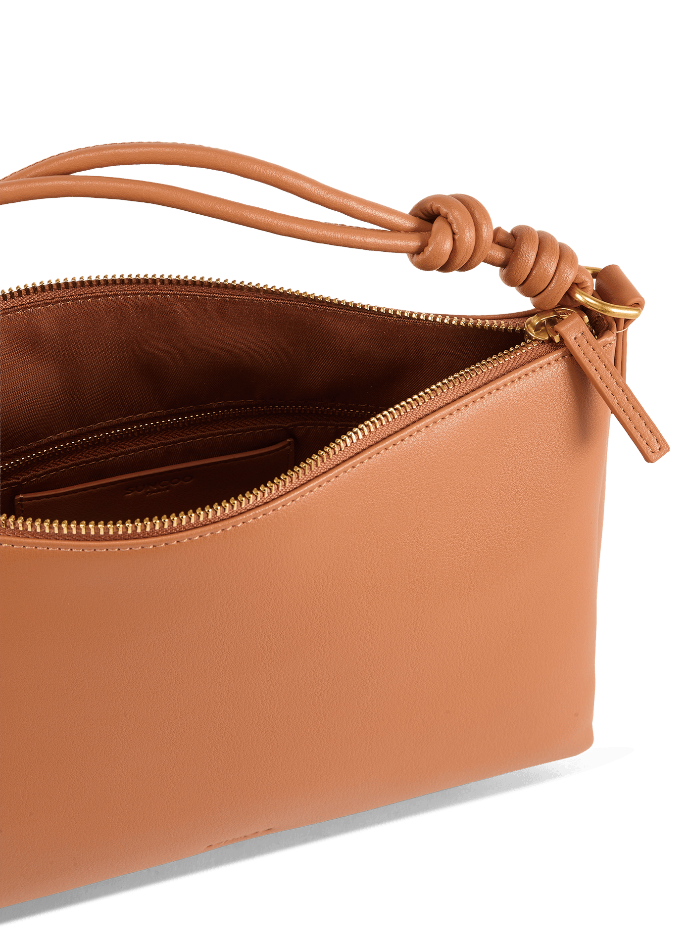 Sac à main Bianca en cuir mélangé SUNCOO Marron