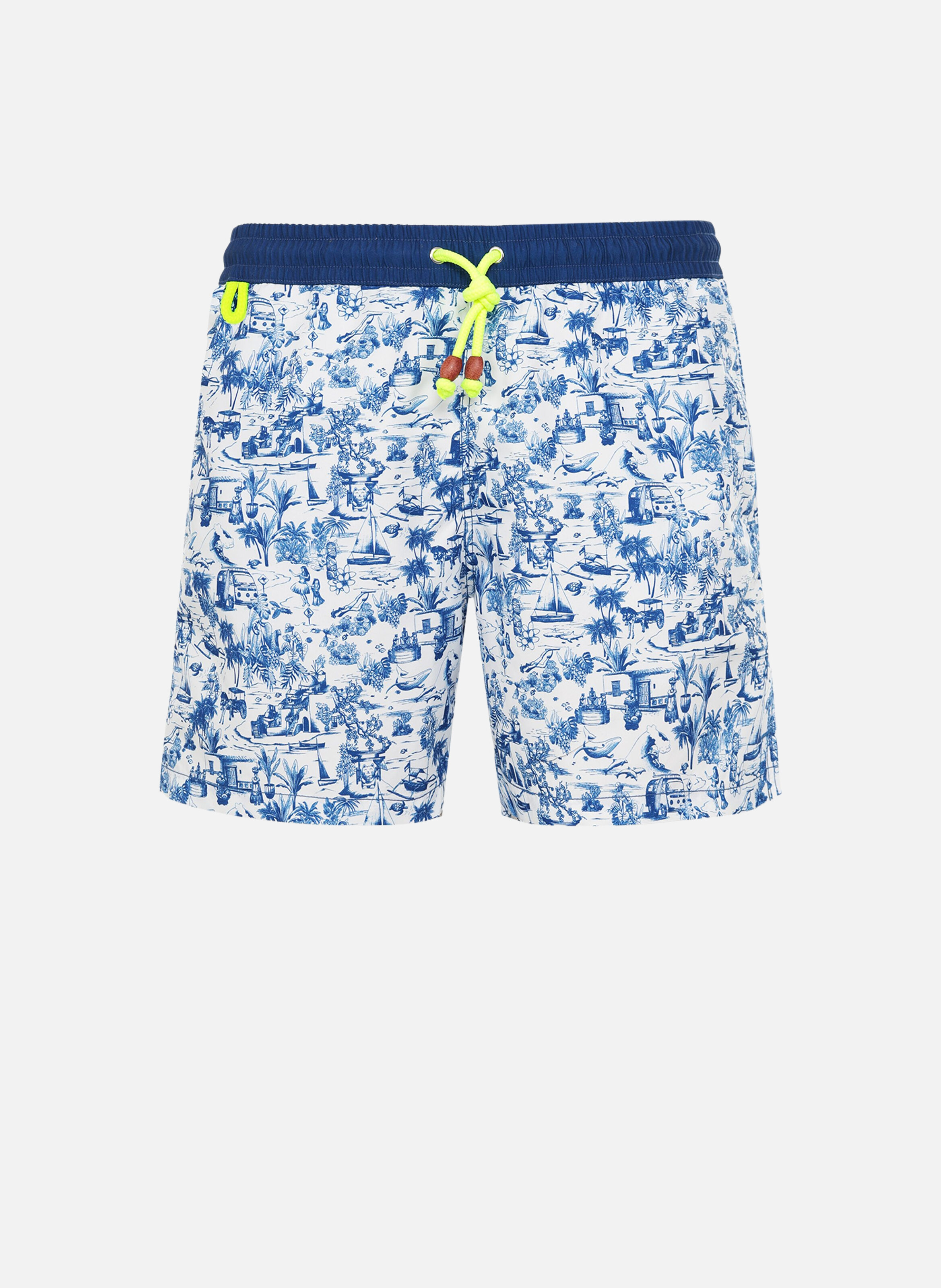 Short de bain  tour du monde GILI'S Blanc