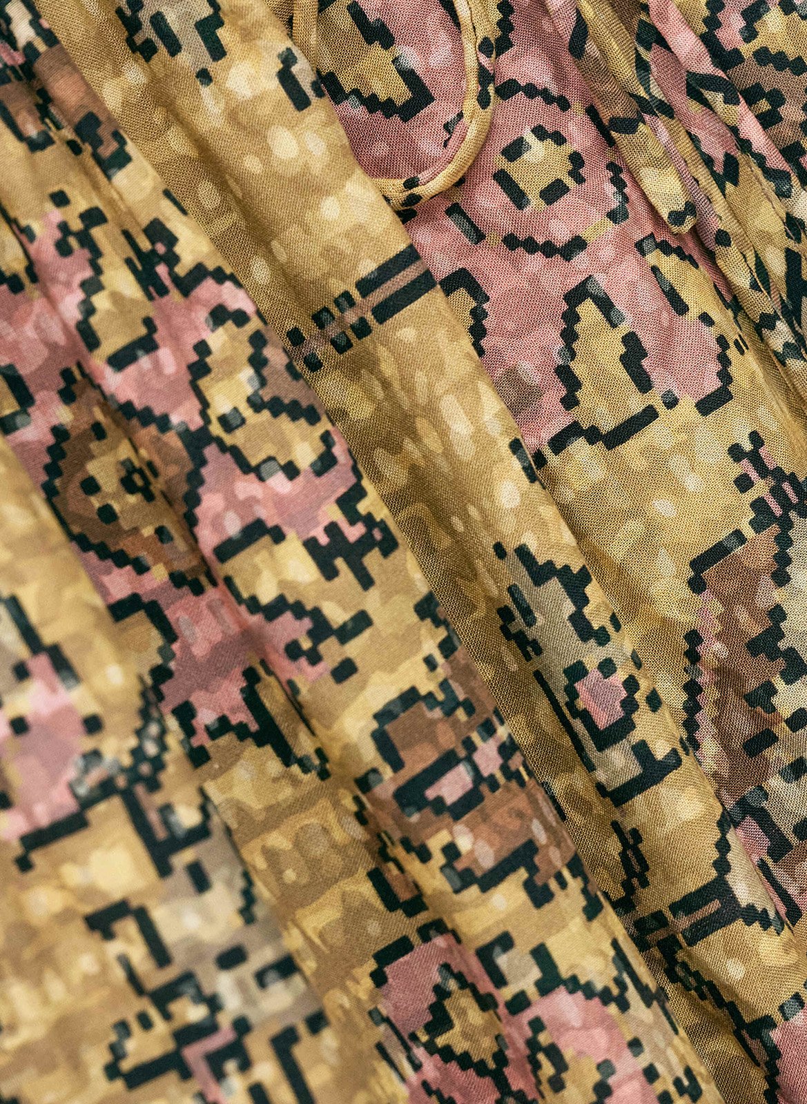 Blouse ample imprimée pamila Jaune