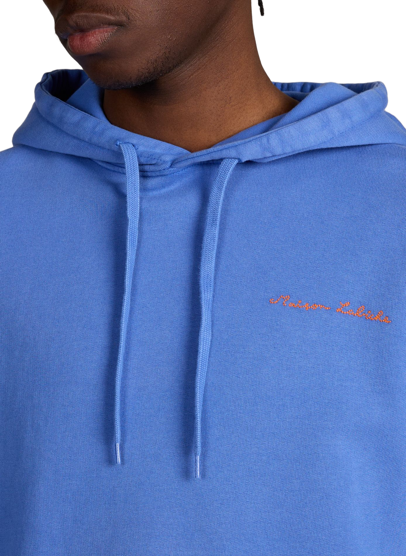 Sweat Reaumur Lobster à capuche en coton MAISON LABICHE Bleu