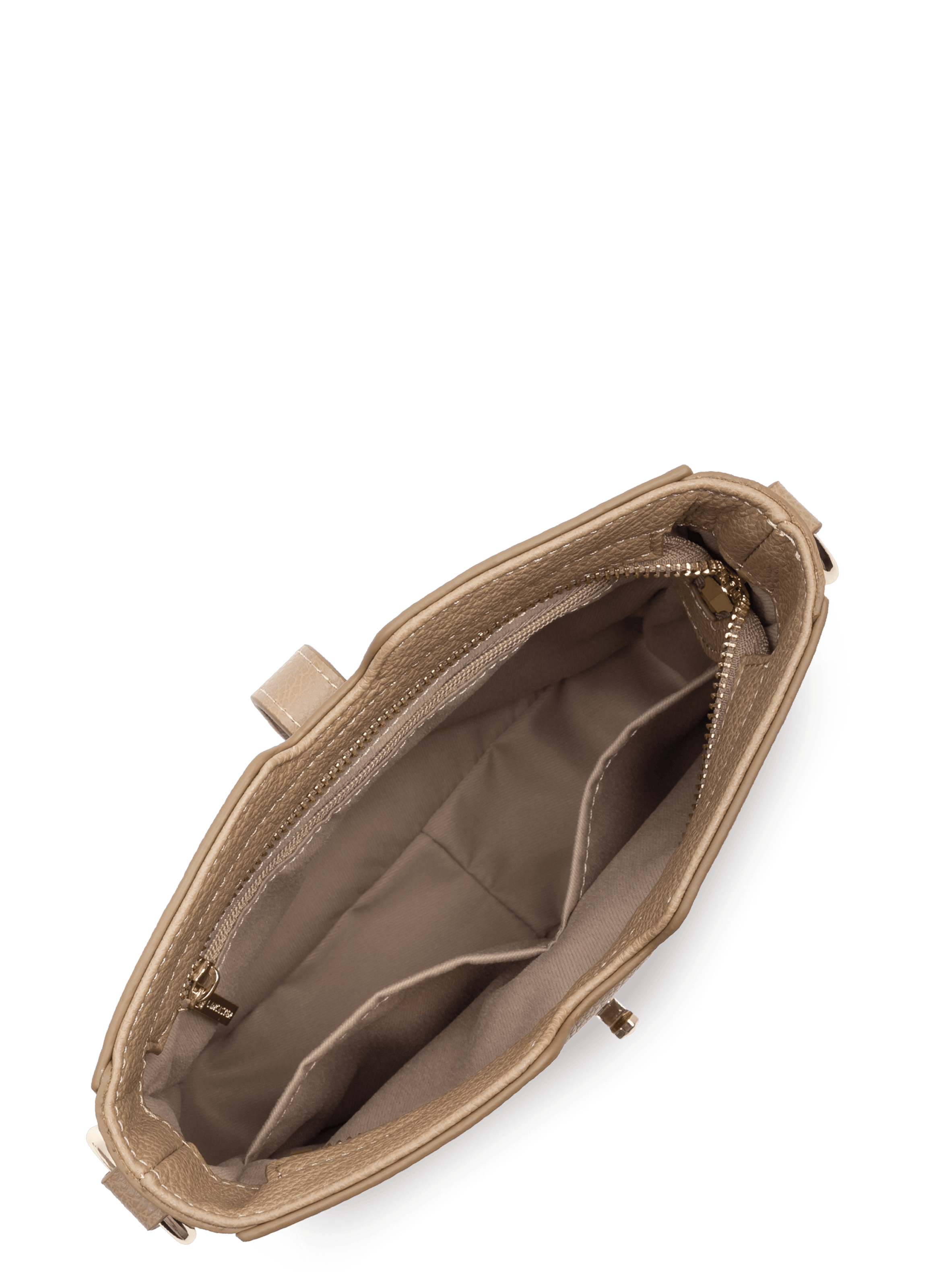 Crossbody bag - milano horizon LANCASTER Brown