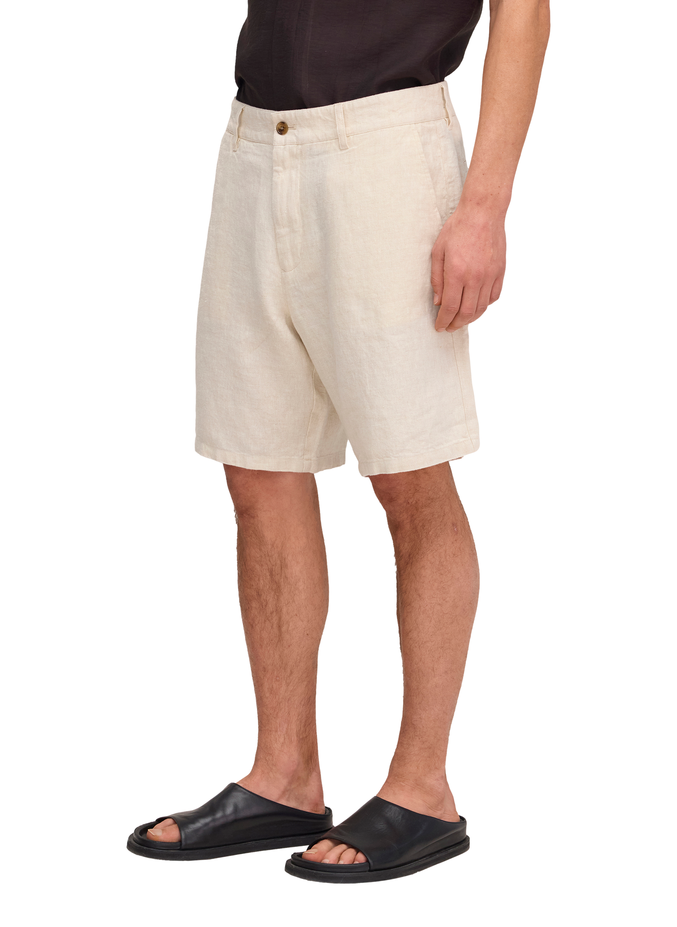 Short droit en lin NN.07 Beige