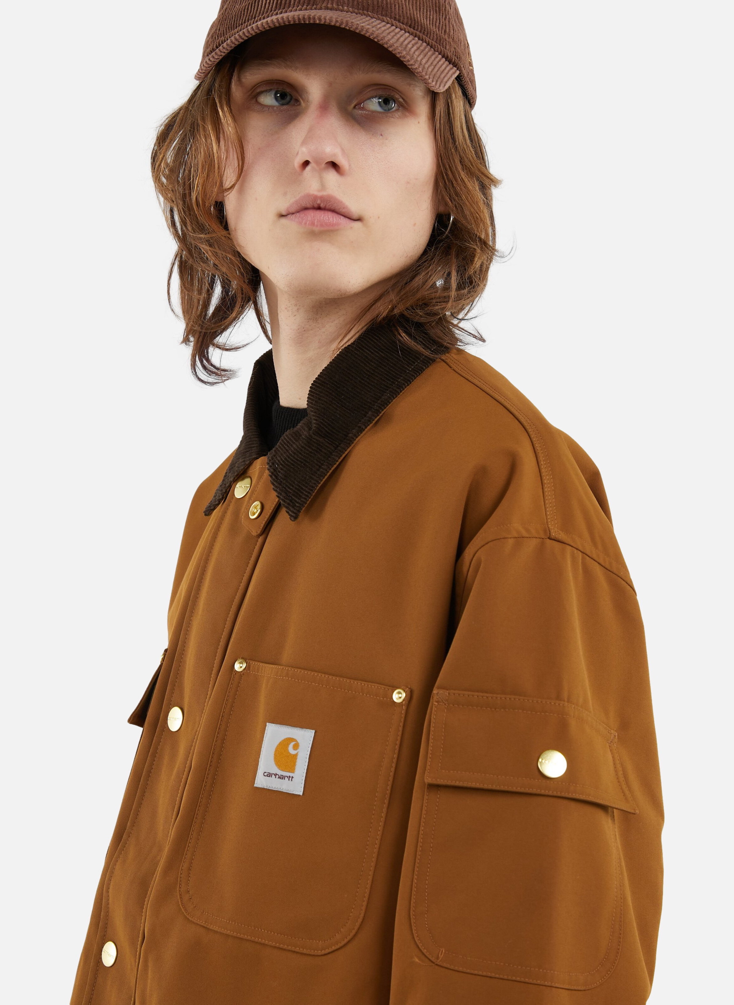 Veste clapton jacket CARHARTT WIP Marron
