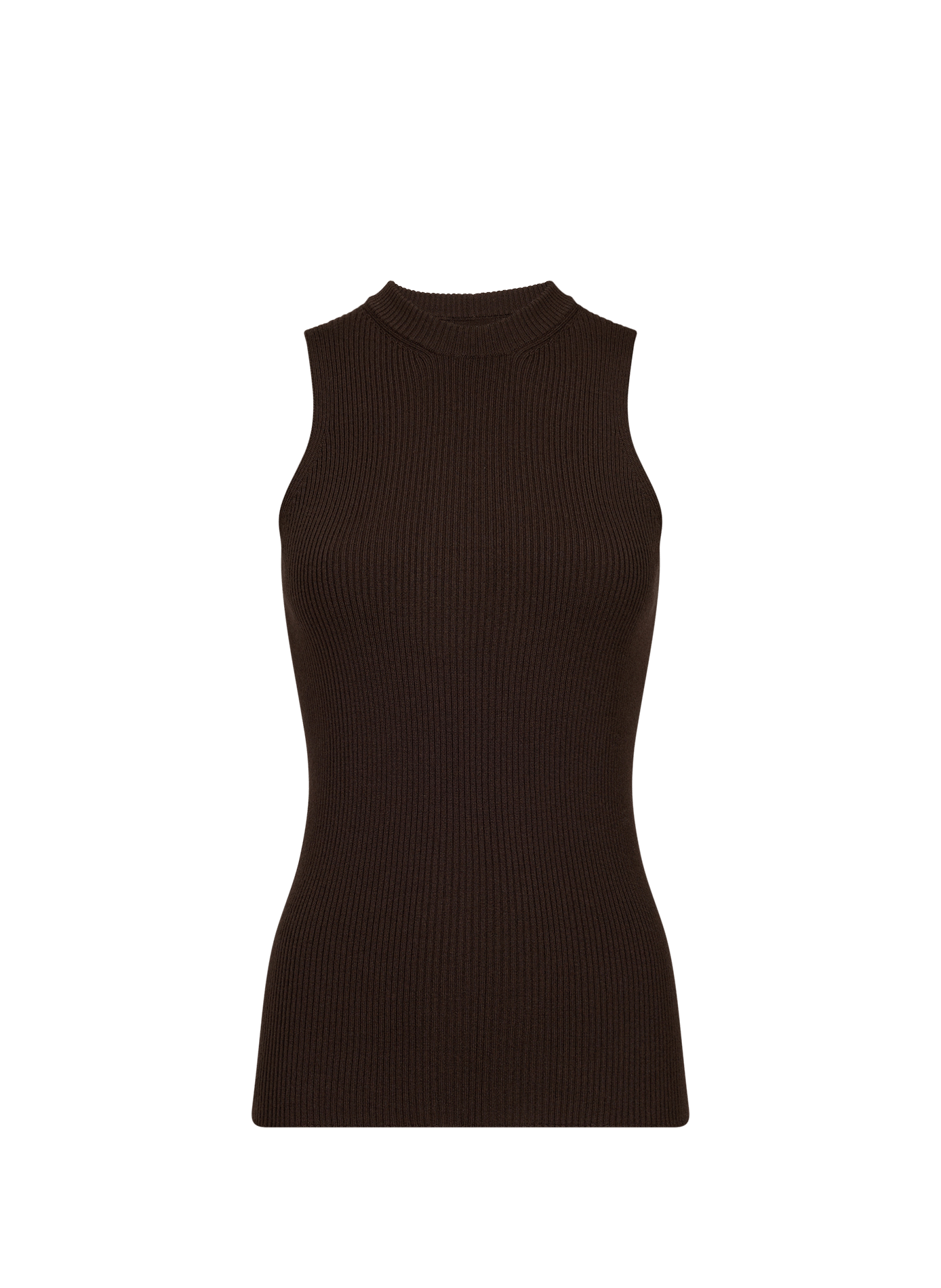 Geripptes Top RICK OWENS Braun