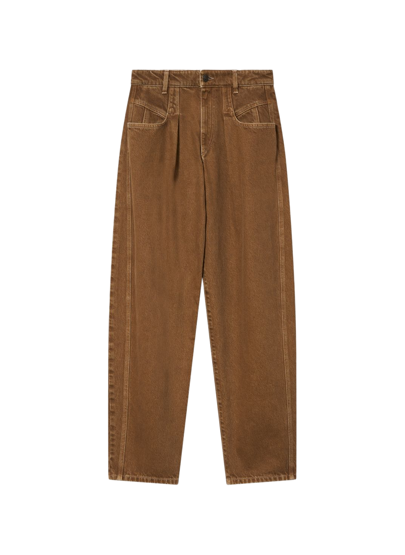 Denim kokerrok Lisha van katoen ISABEL MARANT Bruin