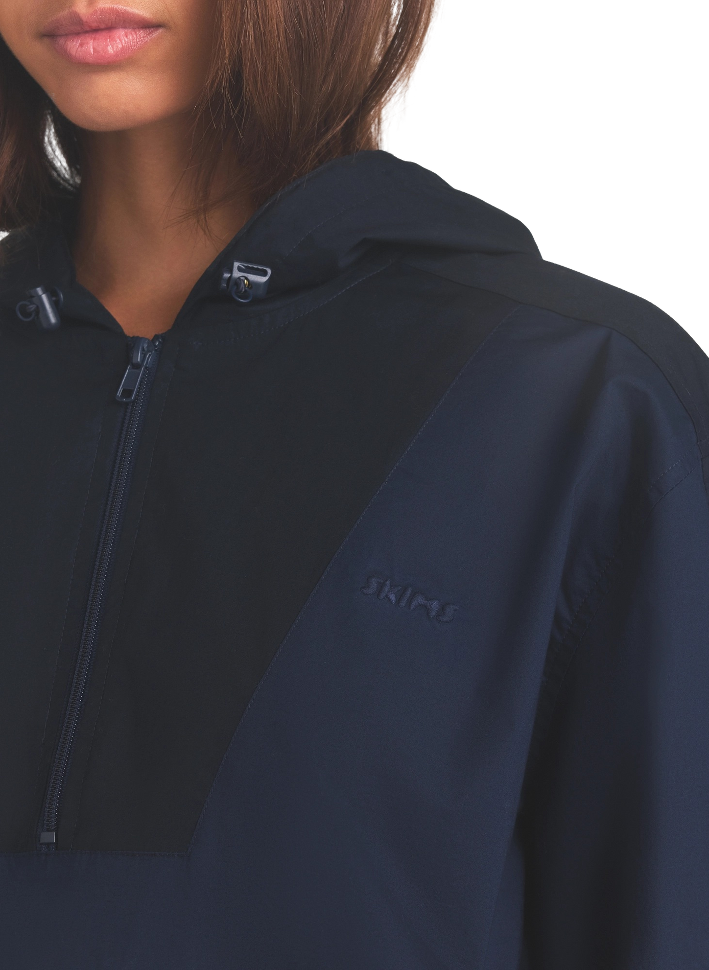 Sweat court en coton mélangé SKIMS Bleu
