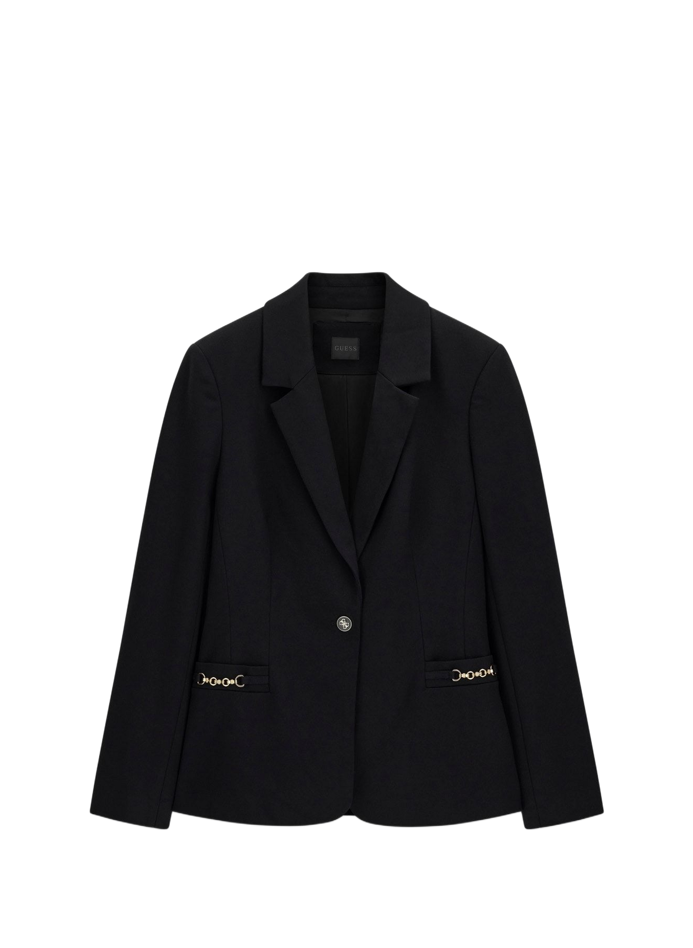 Blazer droit Wanda à col revers GUESS Schwarz