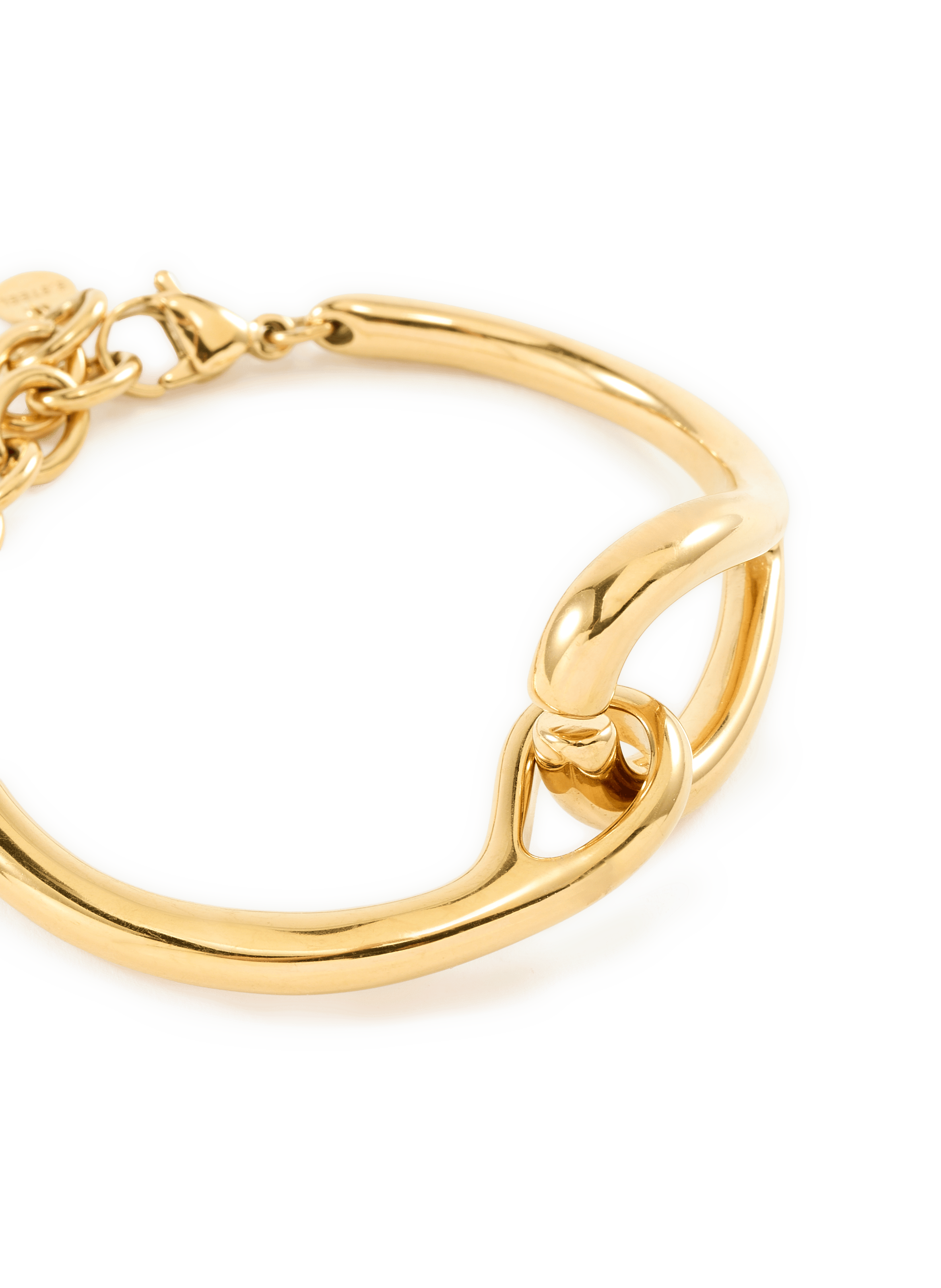 Verschlungenes Armband AU PRINTEMPS PARIS Golden