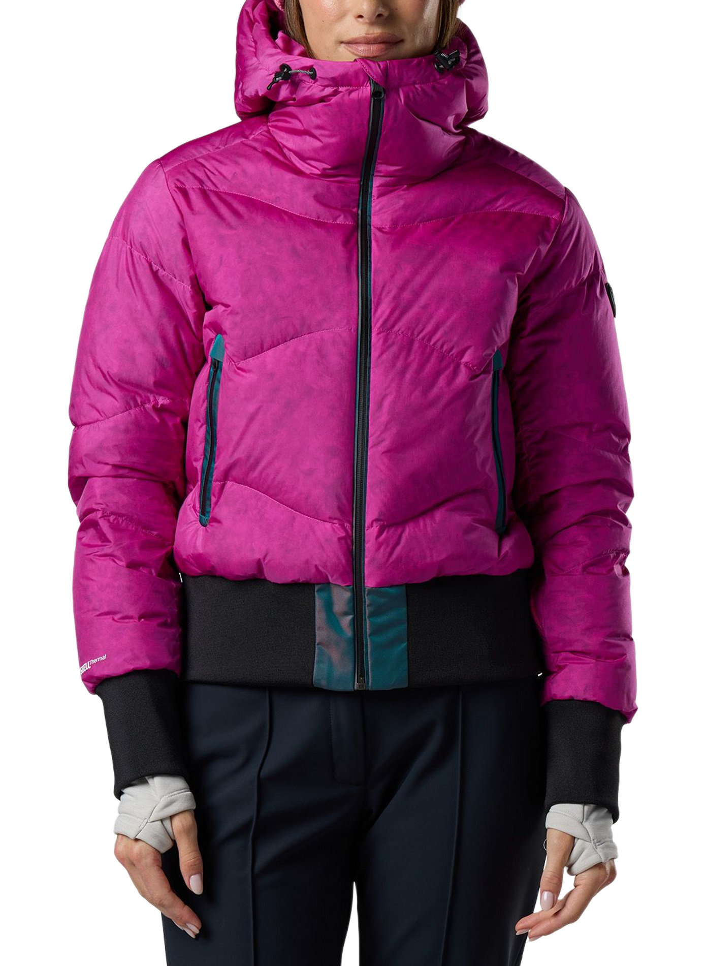 Veste de ski Snowblaze col montant matelassé ROSSIGNOL Rose