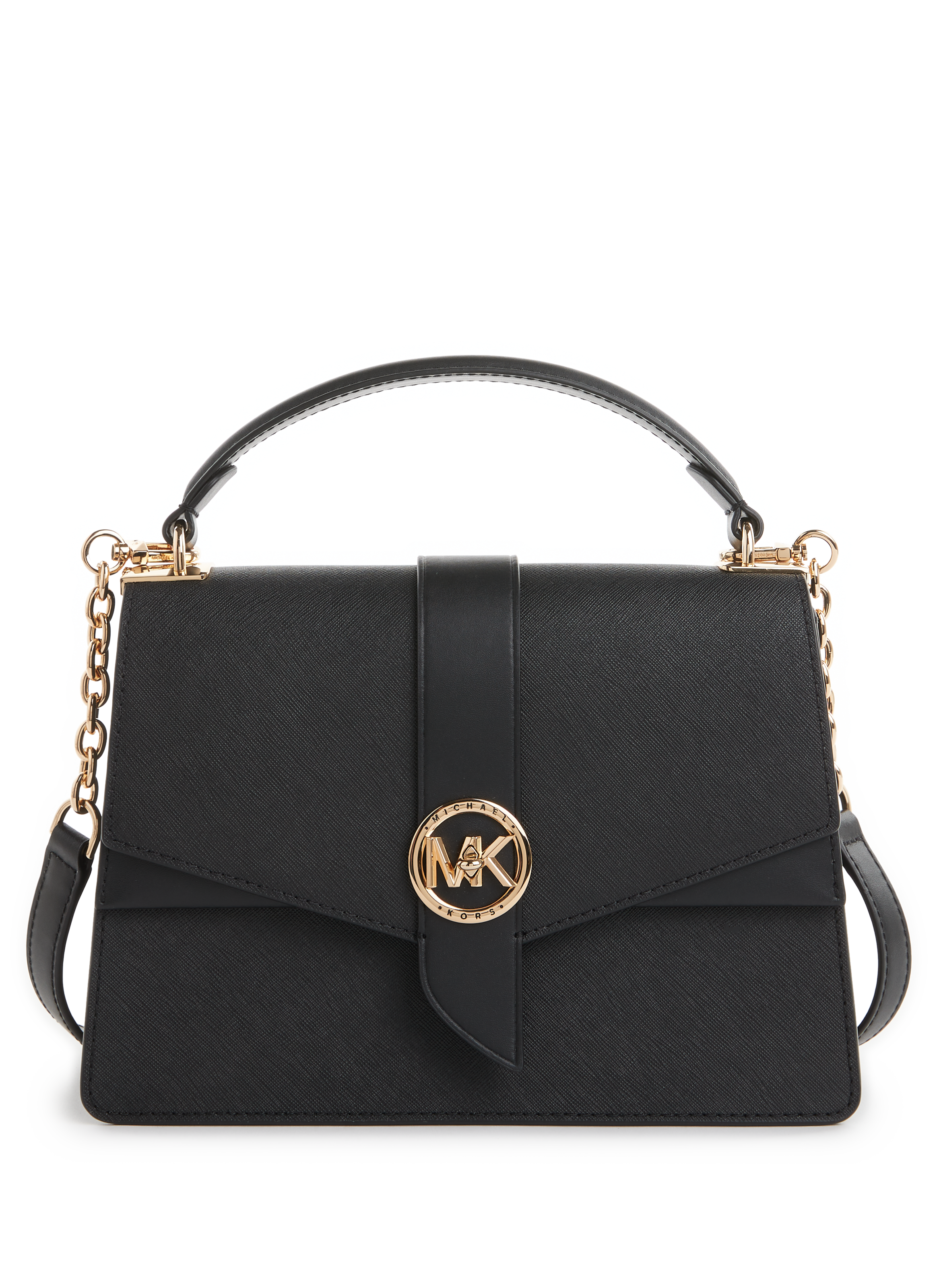 MICHAEL KORS Sac à bandoulière en cuir Noir