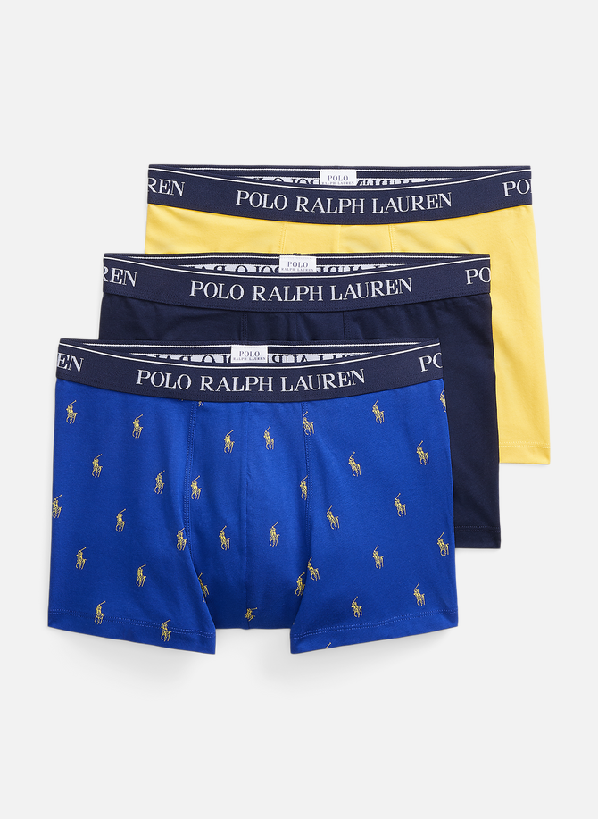 Lot de trois boxers en coton POLO RALPH LAUREN