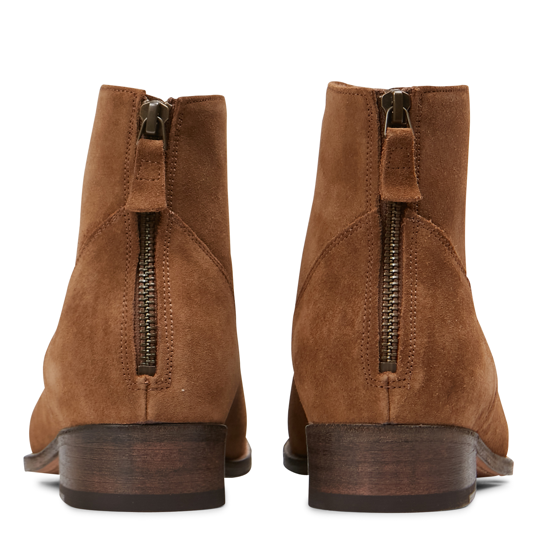 Boots plates en cuir ANTHOLOGY Marron