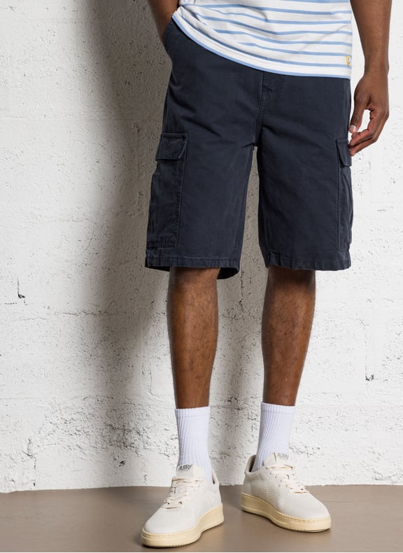 Short droit à poches style cargo Bleu by ARMOR-LUX ARMOR-LUX Short droit à poches style cargo Bleu