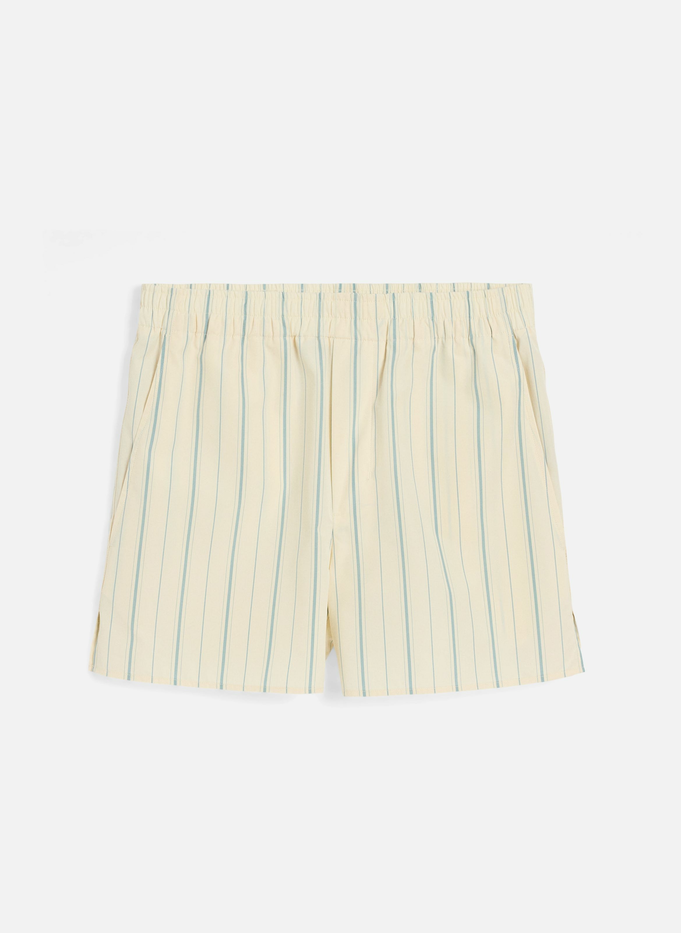 Short rayé en coton unisexe AMI PARIS Beige