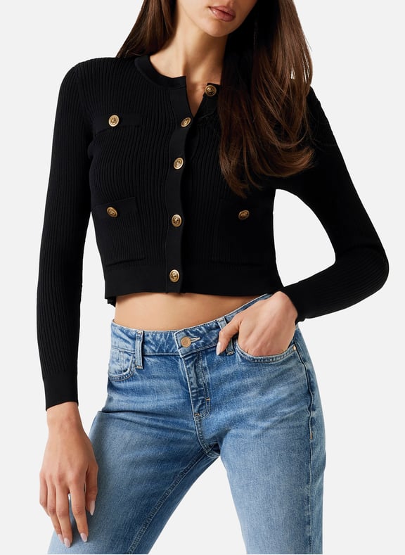 Top en maille Noir by GUESS GUESS Top en maille Noir